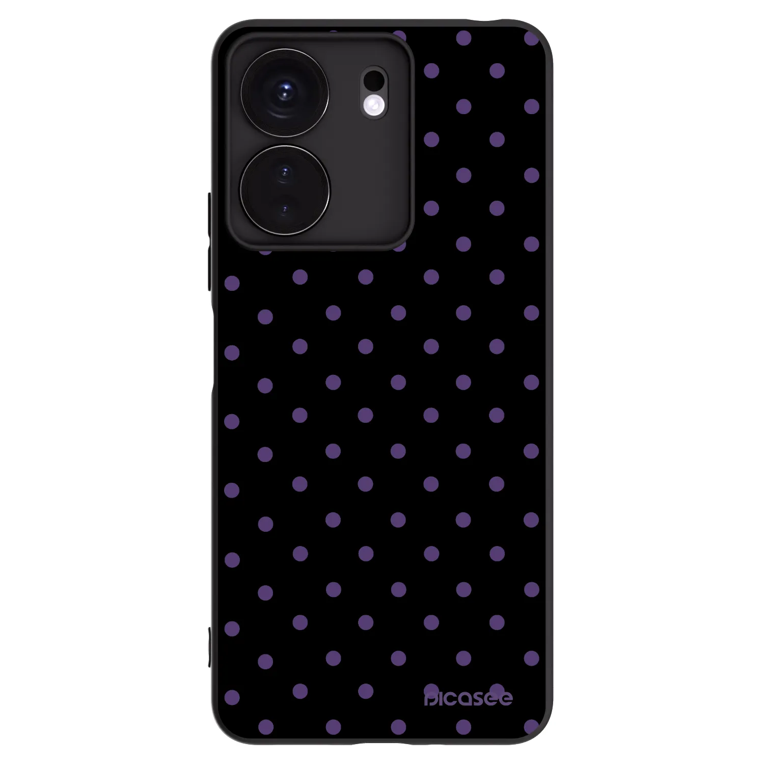 Picasee crna silikonska maskica za Xiaomi Redmi 13C 4G - Flickers