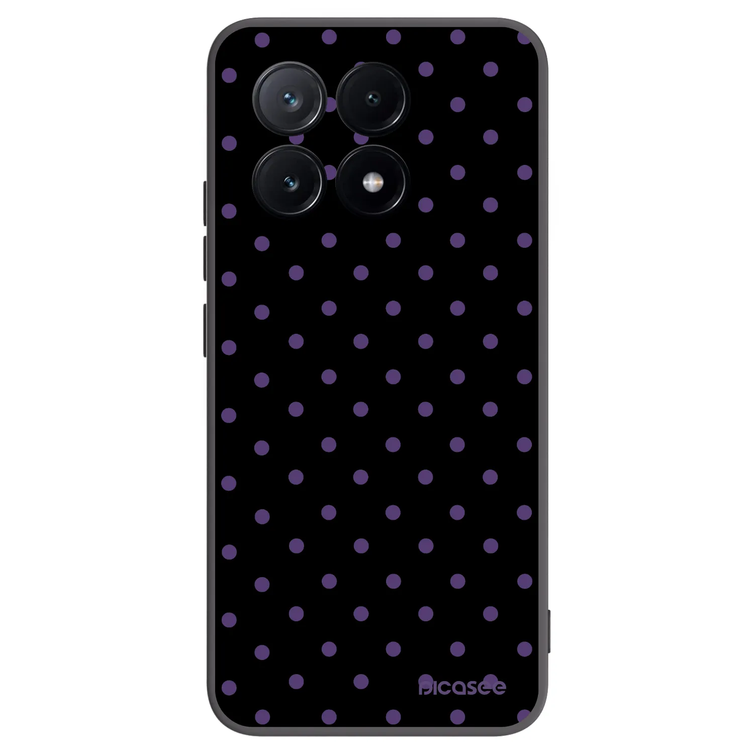 Picasee crna silikonska maskica za Xiaomi Poco X6 Pro - Flickers