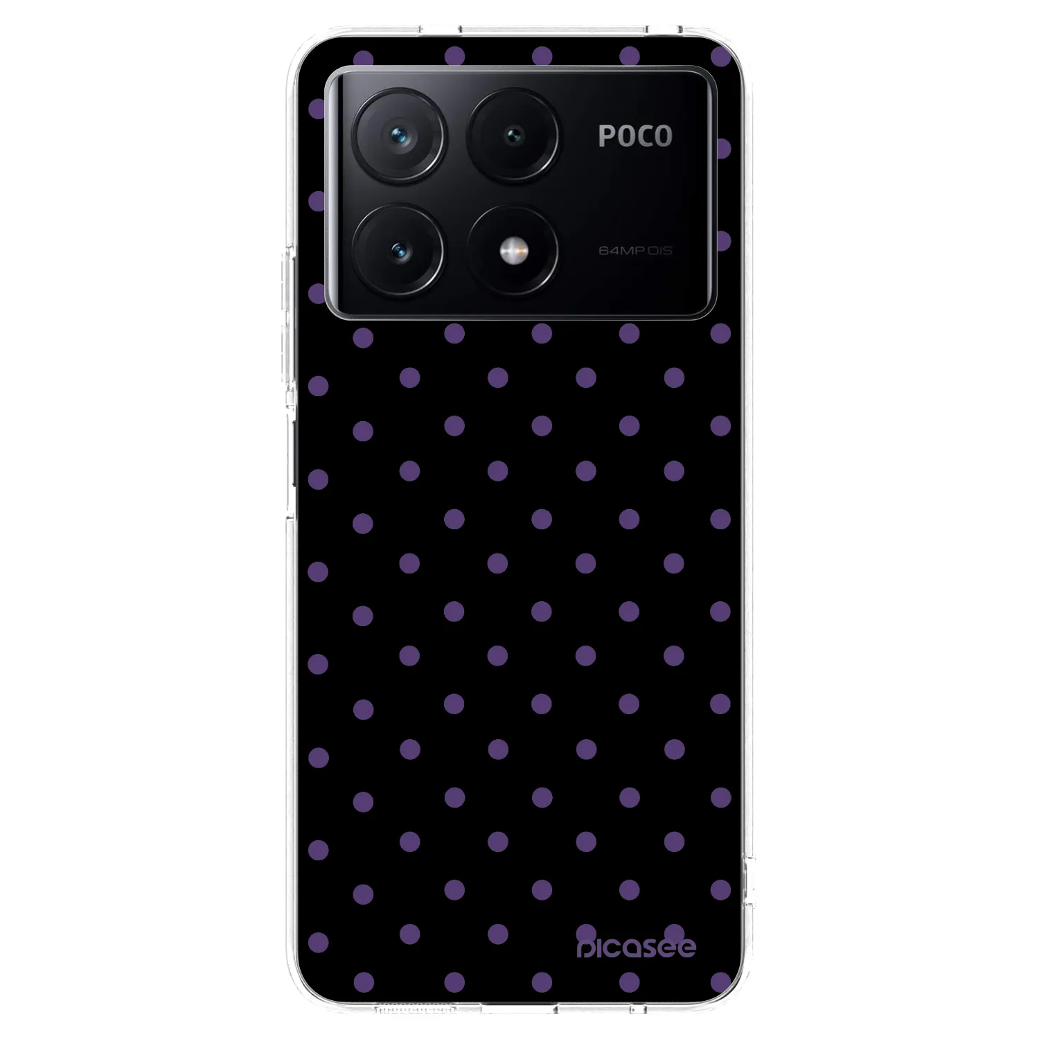 Picasee silikonska prozirna maskica za Xiaomi Poco X6 Pro - Flickers