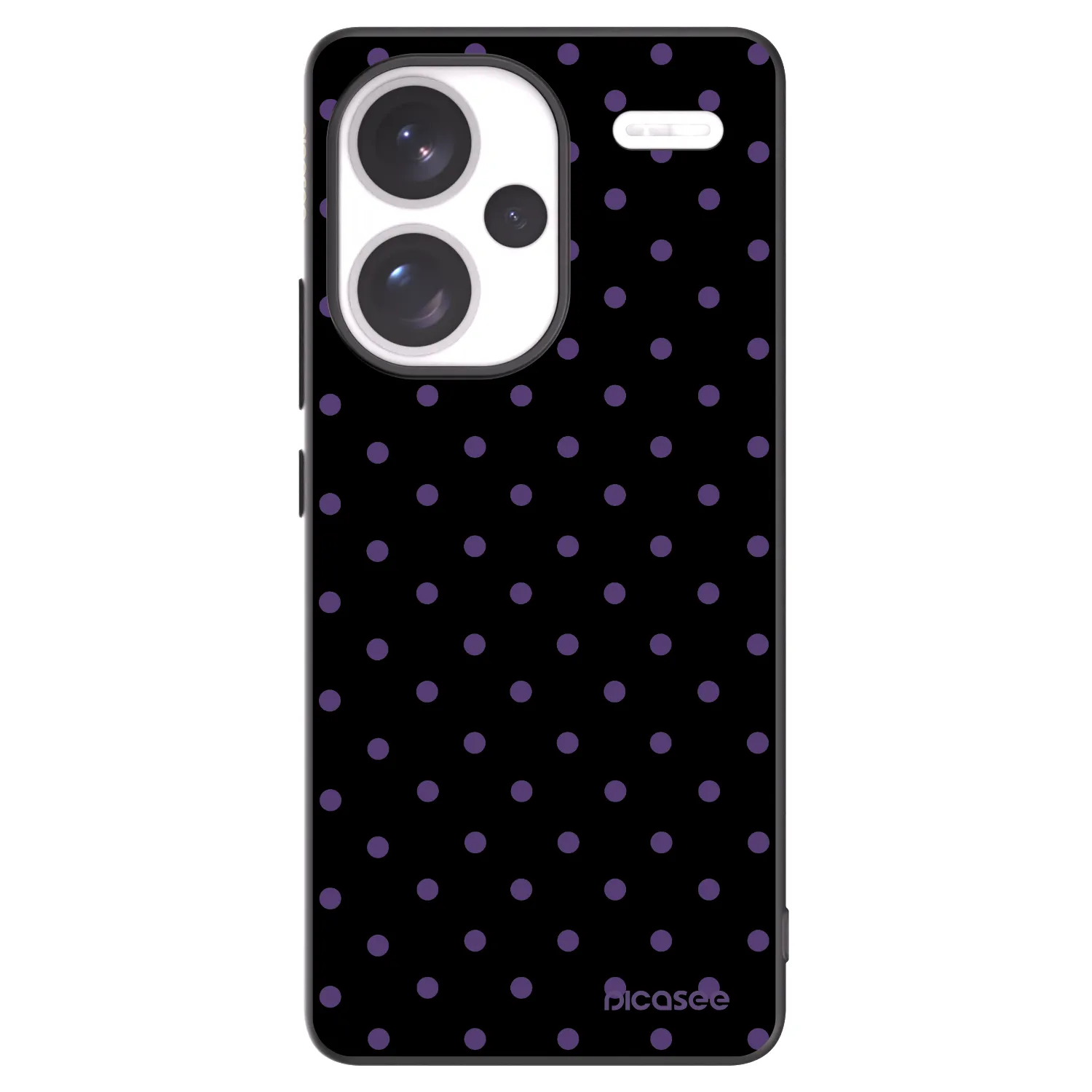 Picasee crna silikonska maskica za Xiaomi Redmi Note 13 Pro+ 5G - Flickers