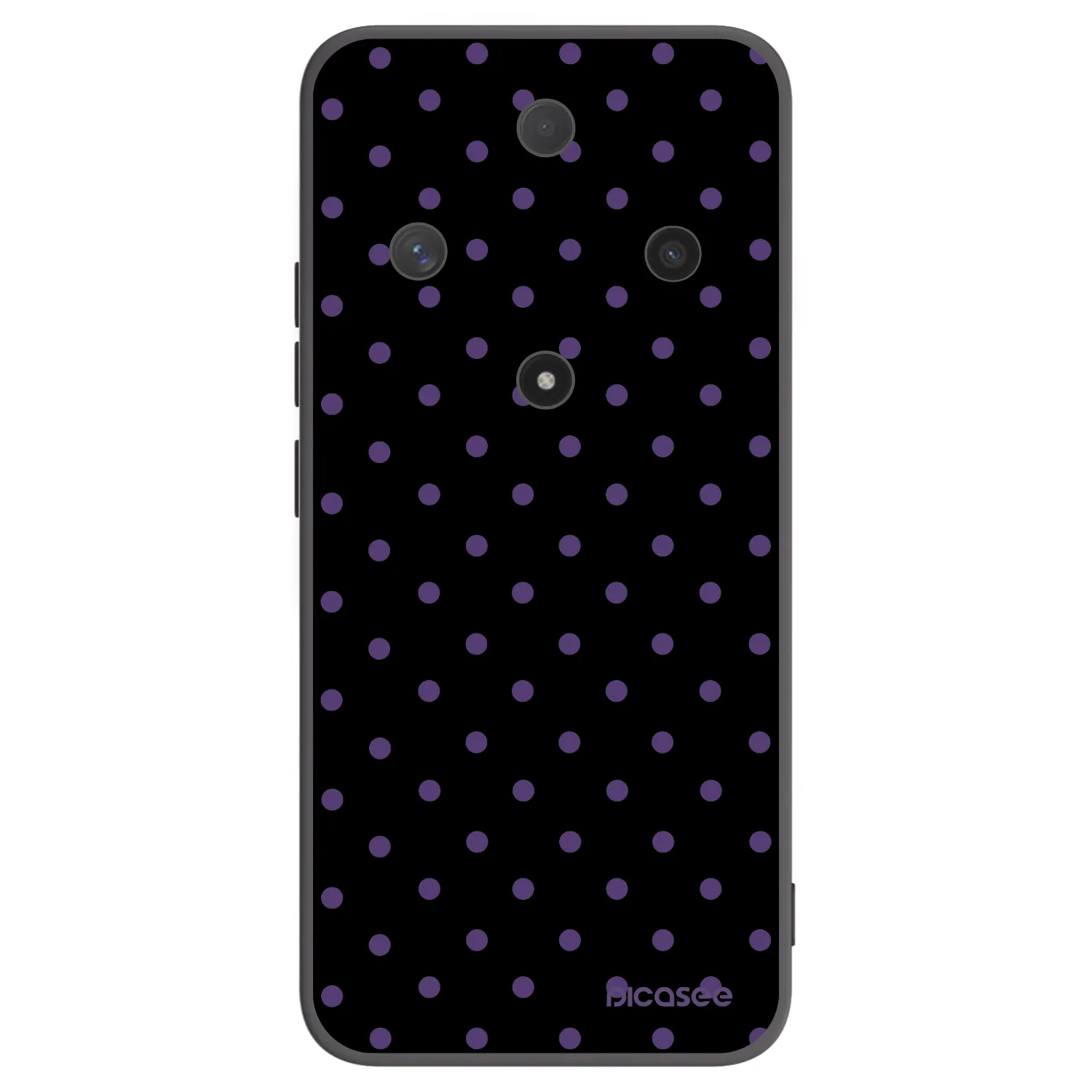 Picasee crna silikonska maskica za Honor Magic6 Lite 5G - Flickers