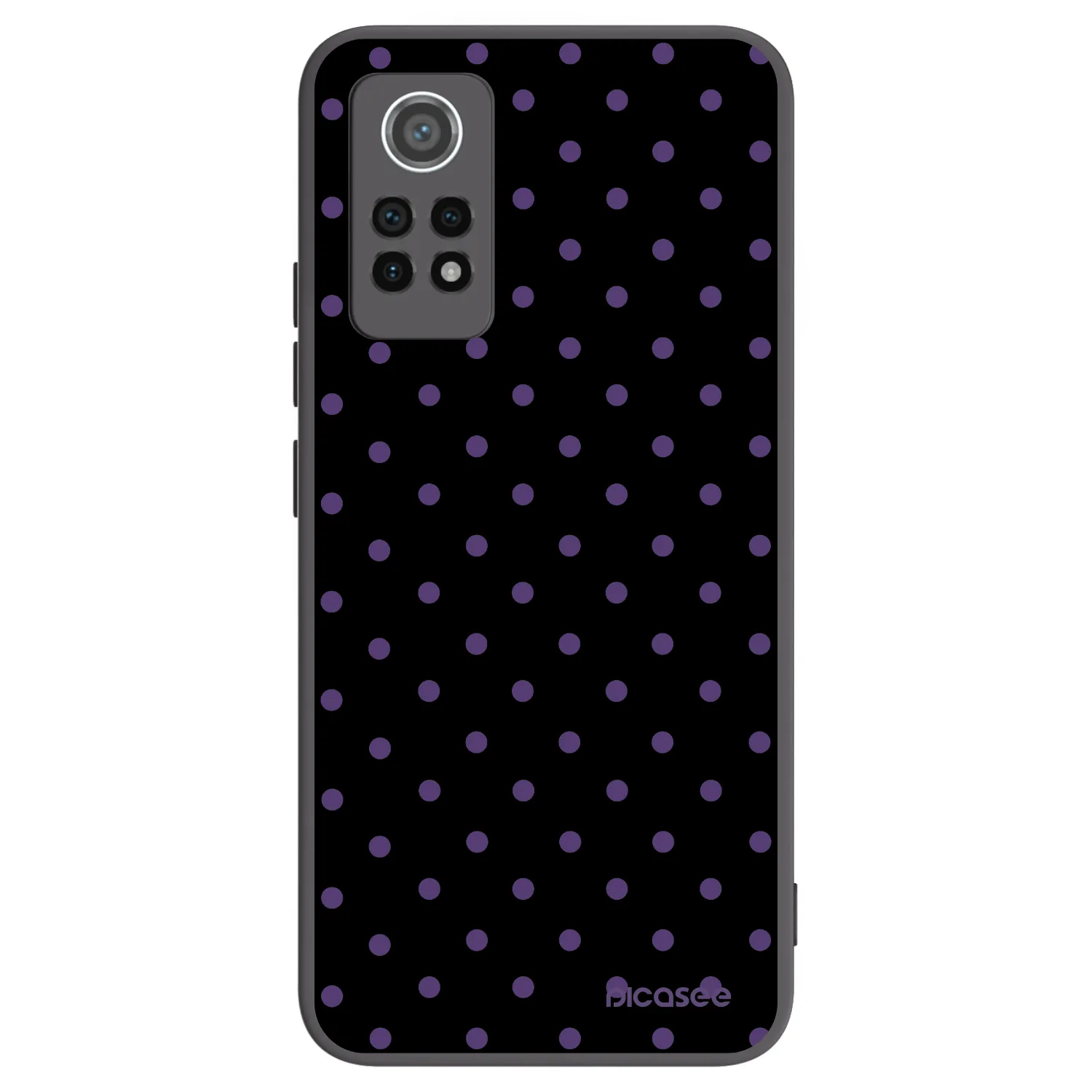 Picasee crna silikonska maskica za Xiaomi Redmi Note 12 Pro 4G - Flickers