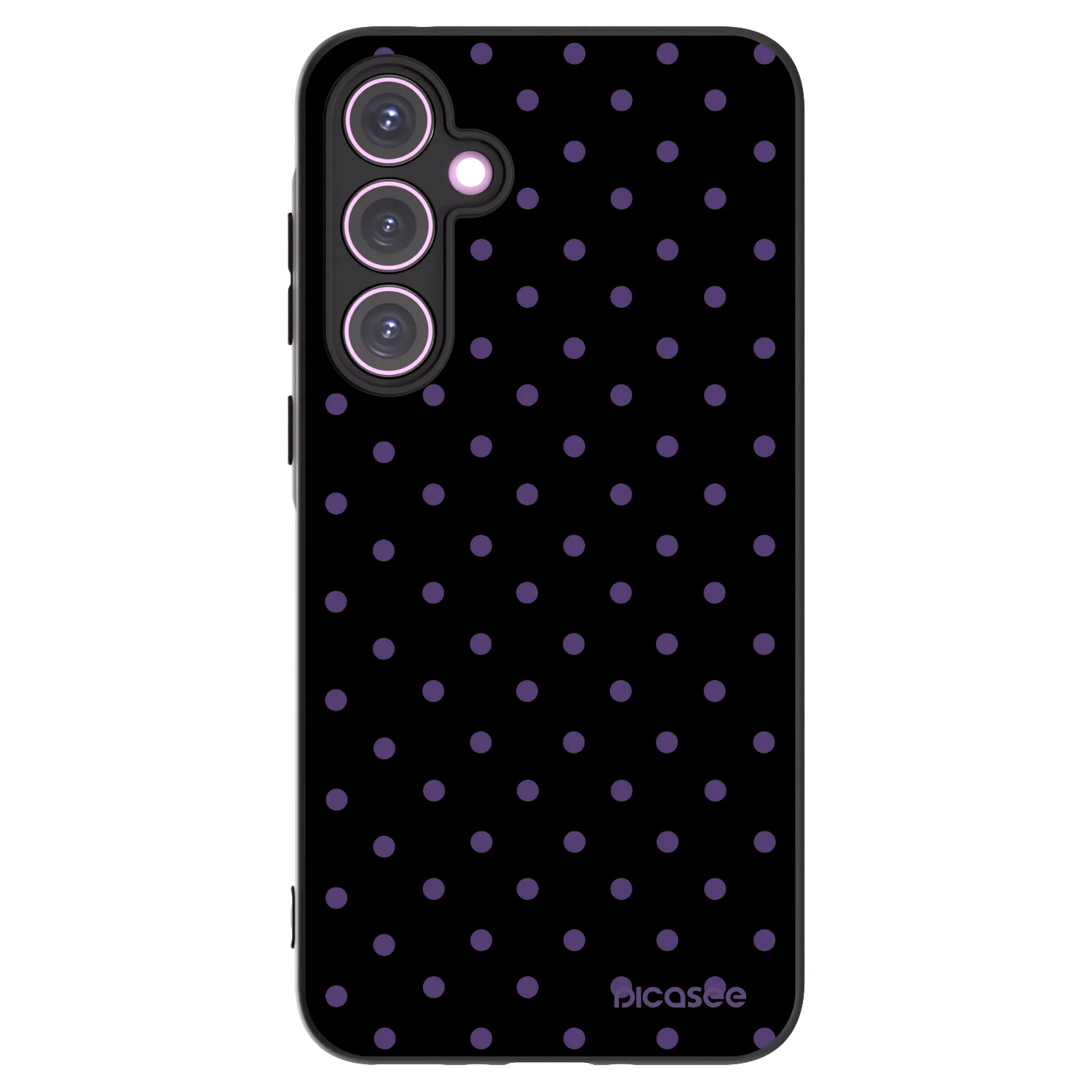 Picasee crna silikonska maskica za Samsung Galaxy A35 5G A356B - Flickers