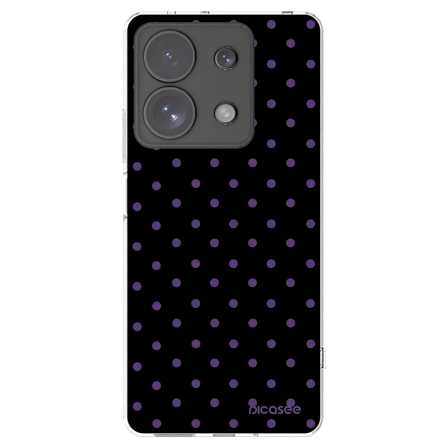 Picasee silikonska prozirna maskica za Xiaomi Redmi Note 13 Pro 4G - Flickers