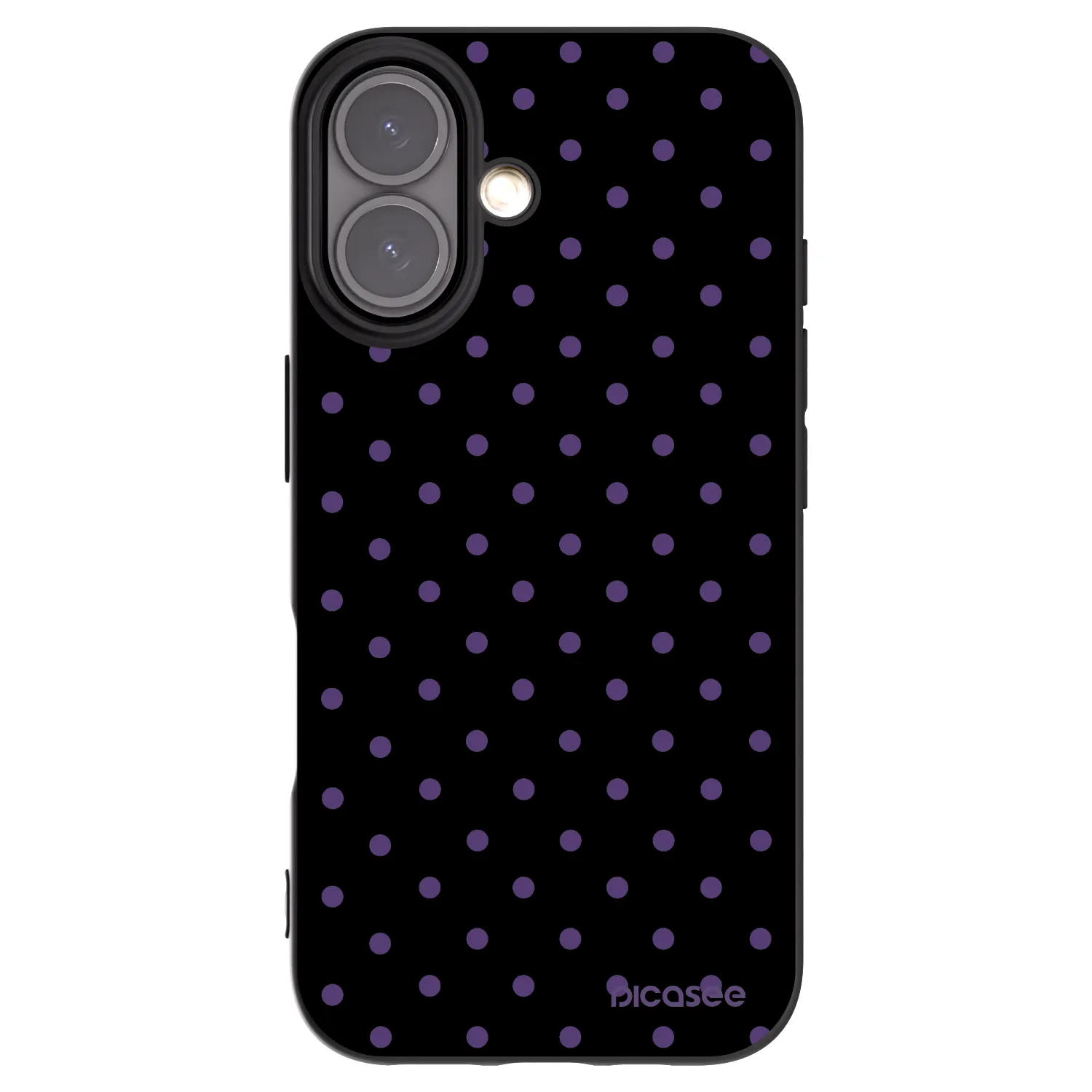 Picasee crna silikonska maskica za Apple iPhone 16 - Flickers