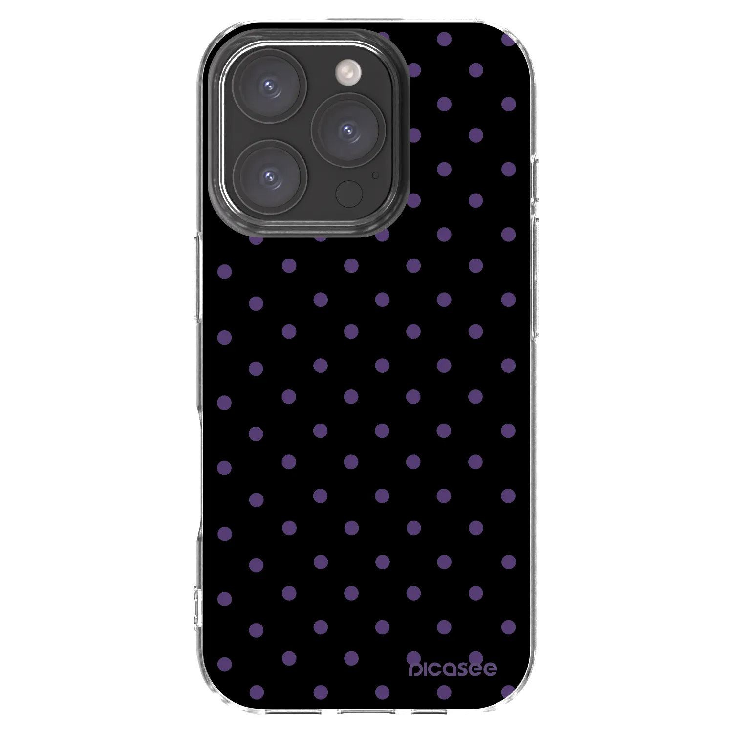 Picasee silikonska prozirna maskica za Apple iPhone 16 Pro - Flickers