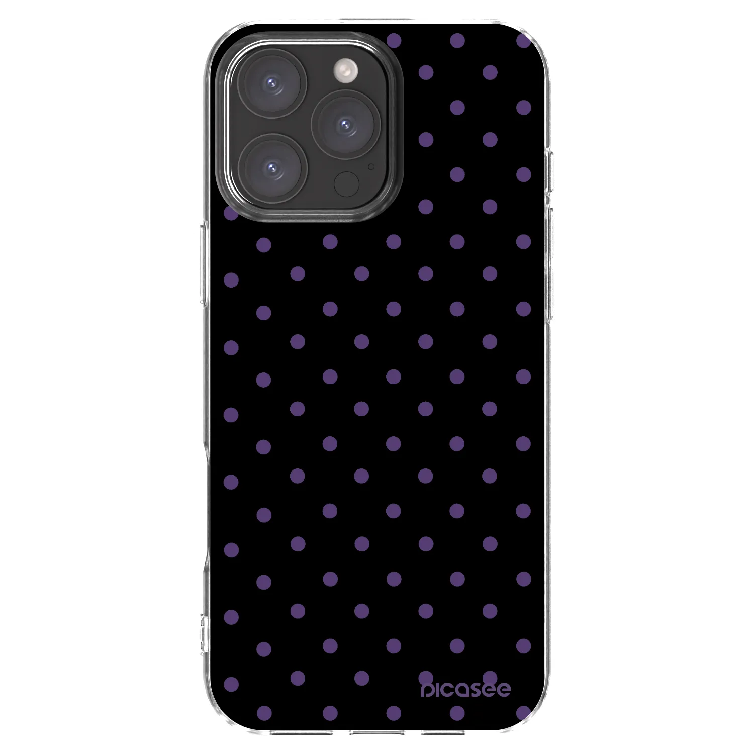 Picasee silikonska prozirna maskica za Apple iPhone 16 Pro Max - Flickers