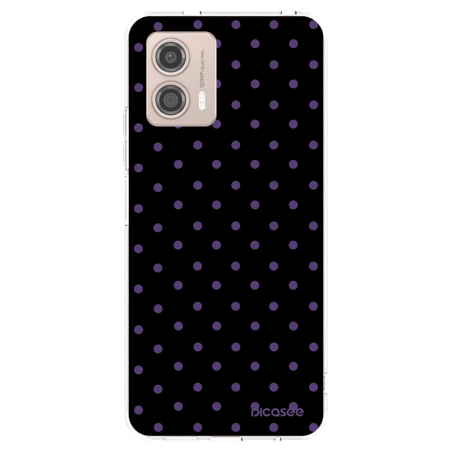 Picasee silikonska prozirna maskica za Motorola Moto G53 5G - Flickers
