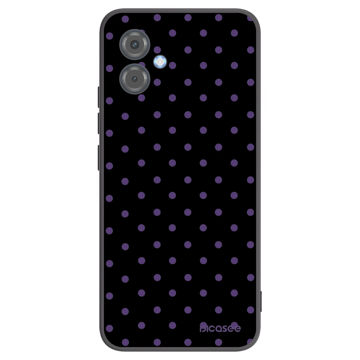 Picasee crna silikonska maskica za Motorola Moto G14 - Flickers