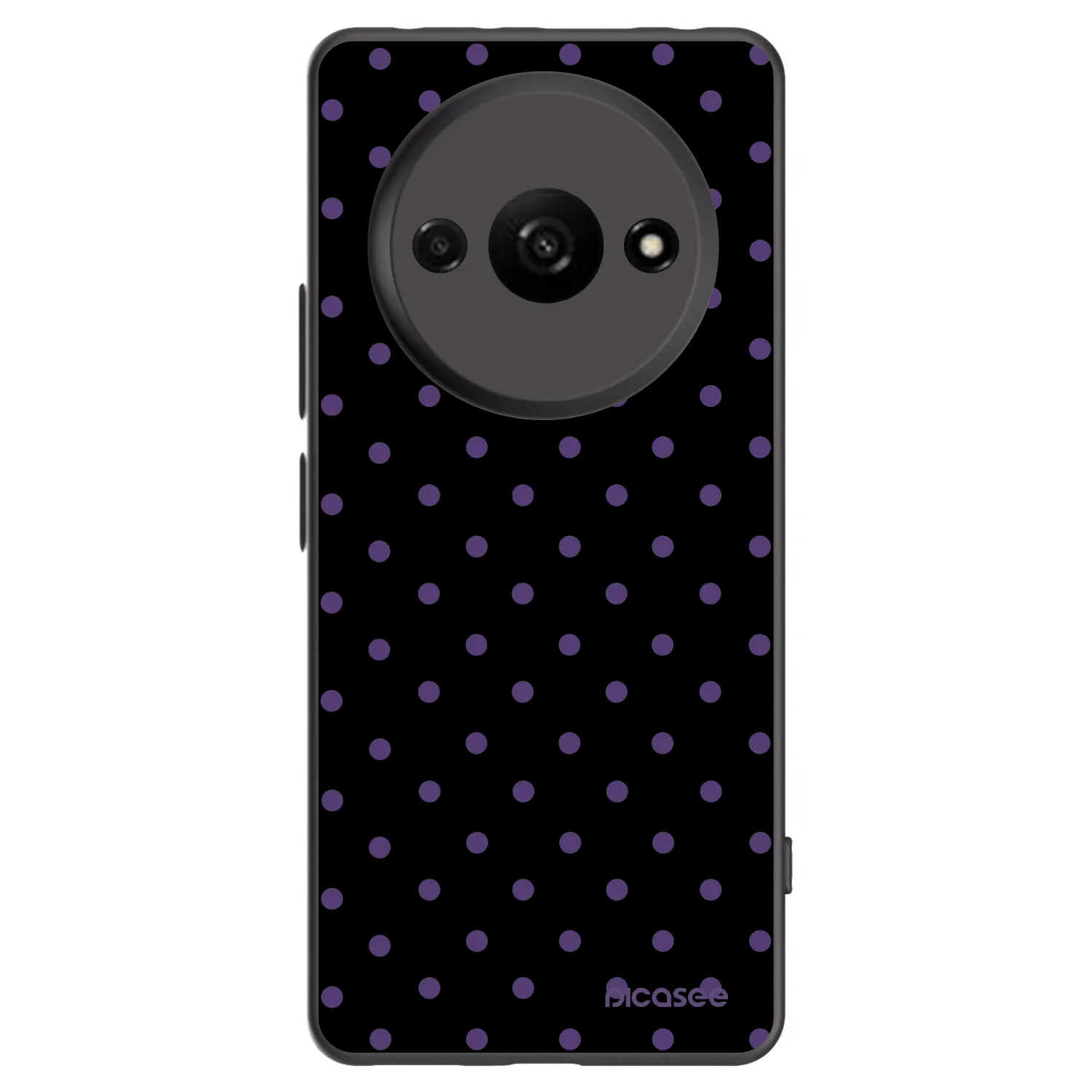 Picasee crna silikonska maskica za Xiaomi Redmi A3 - Flickers