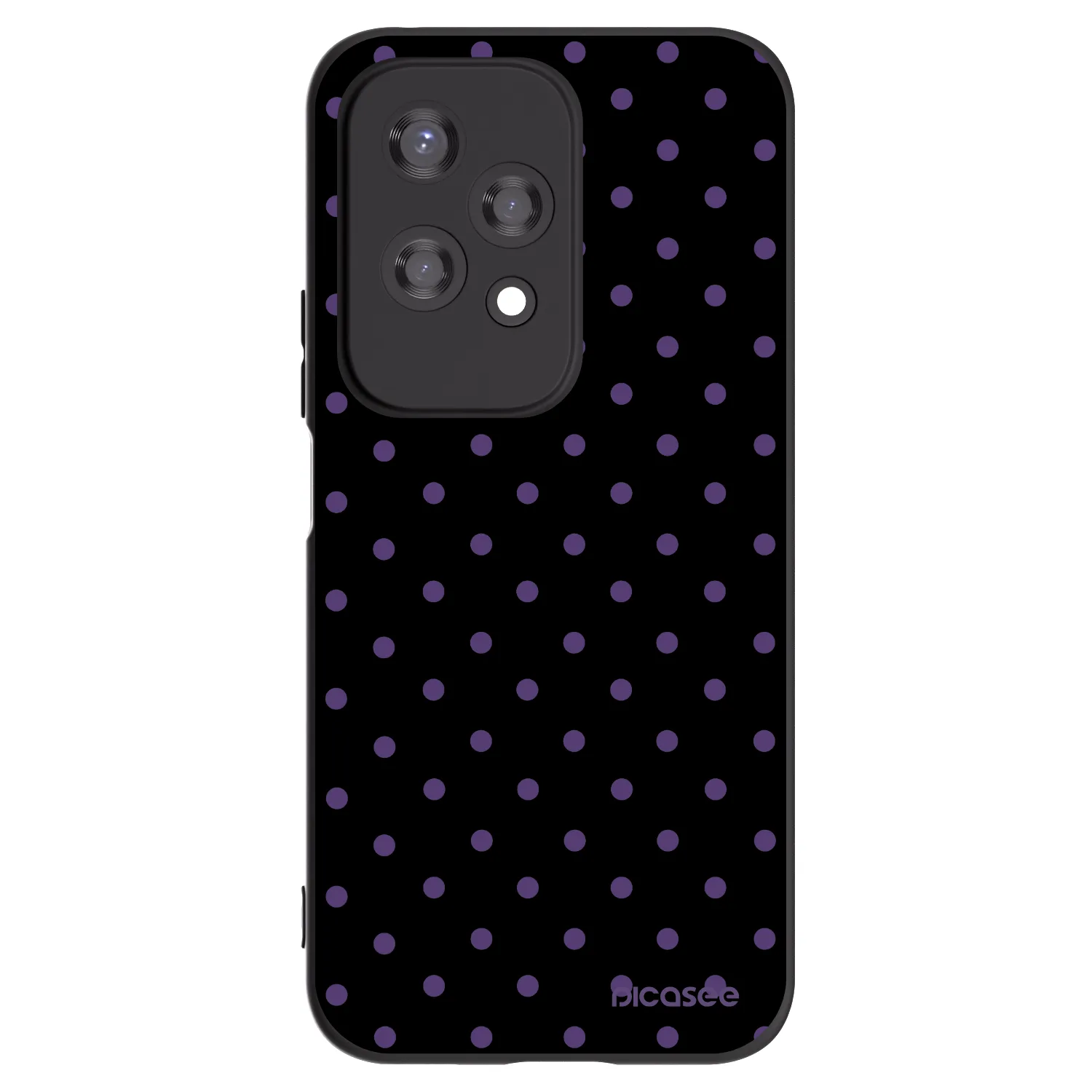 Picasee crna silikonska maskica za Honor 200 Lite - Flickers