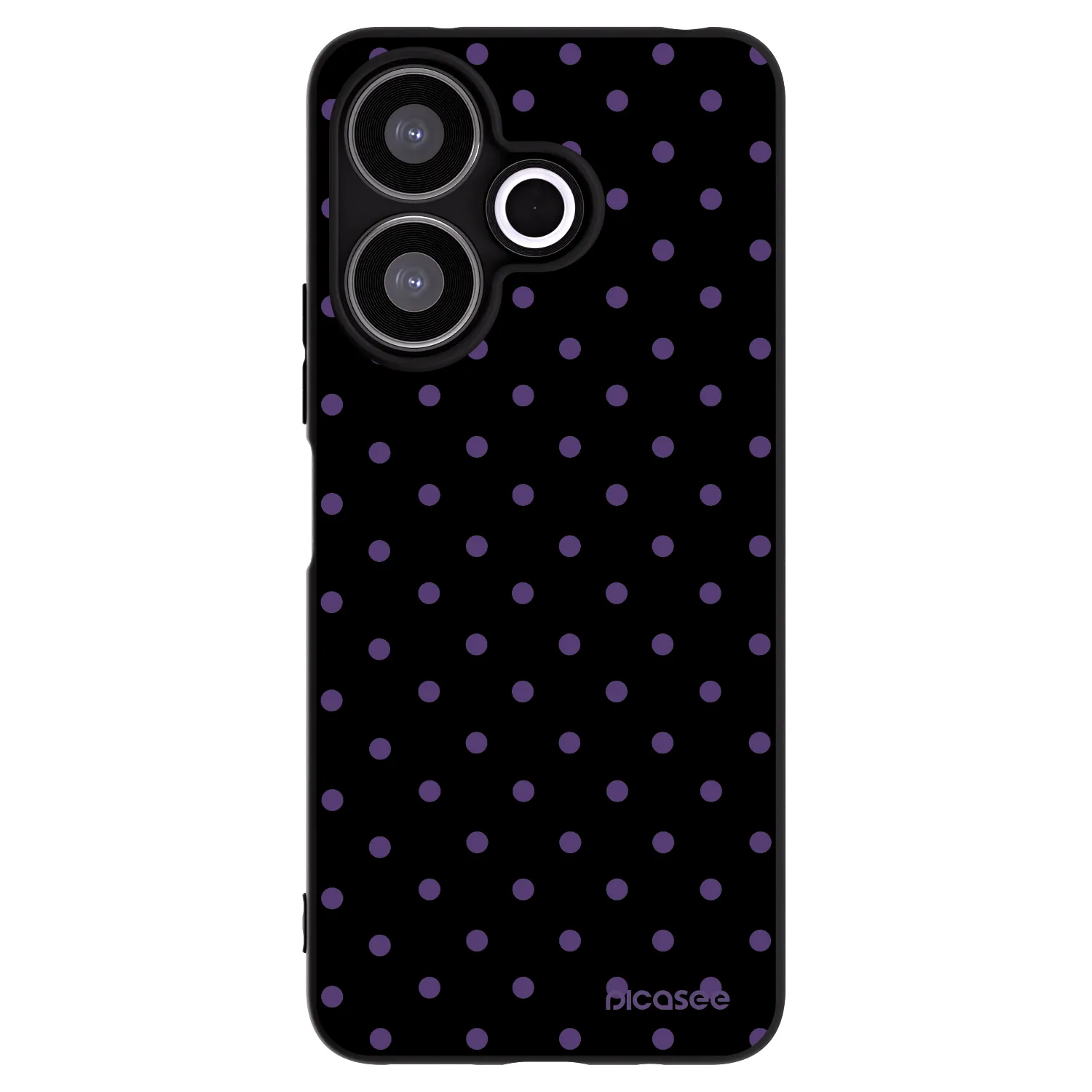 Picasee crna silikonska maskica za Xiaomi Redmi 13 4G - Flickers