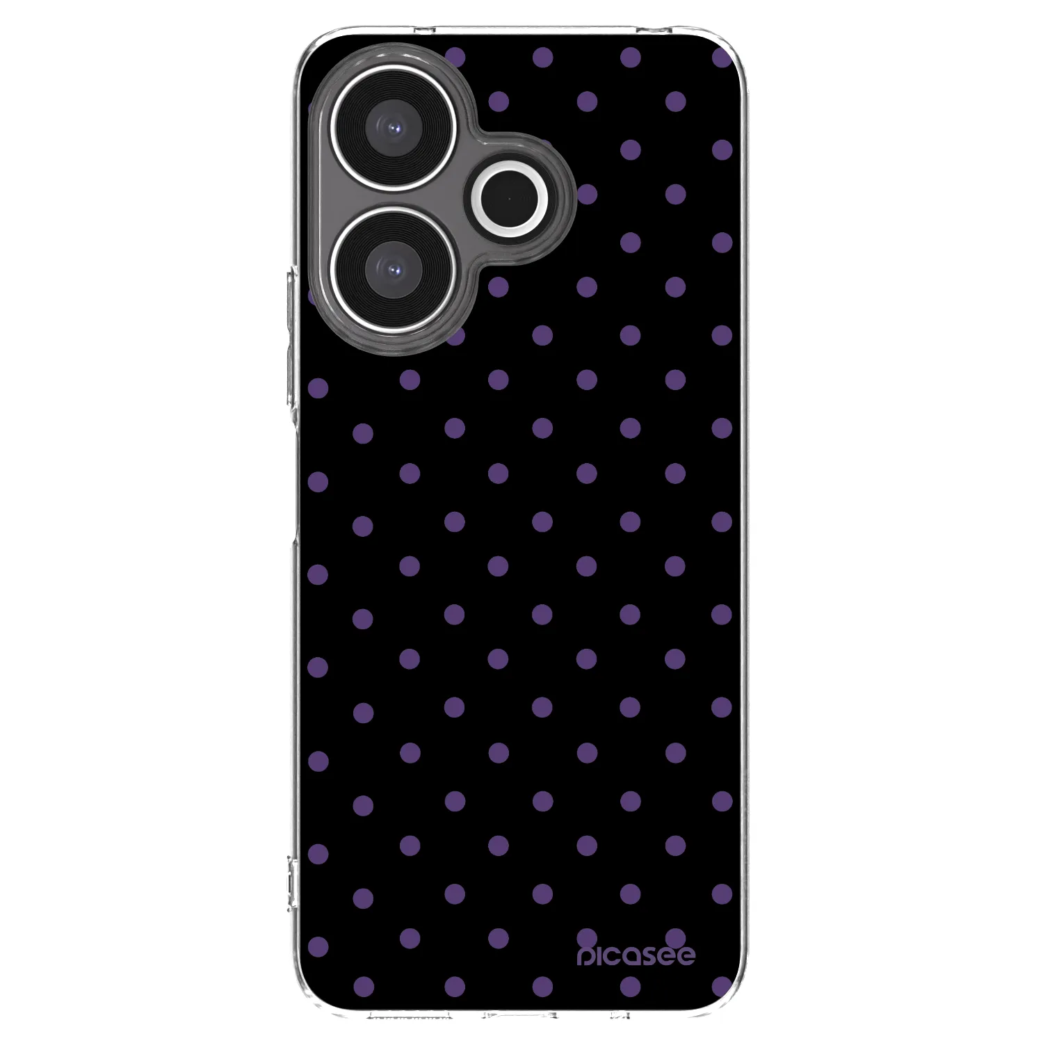 Picasee silikonska prozirna maskica za Xiaomi Redmi 13 4G - Flickers