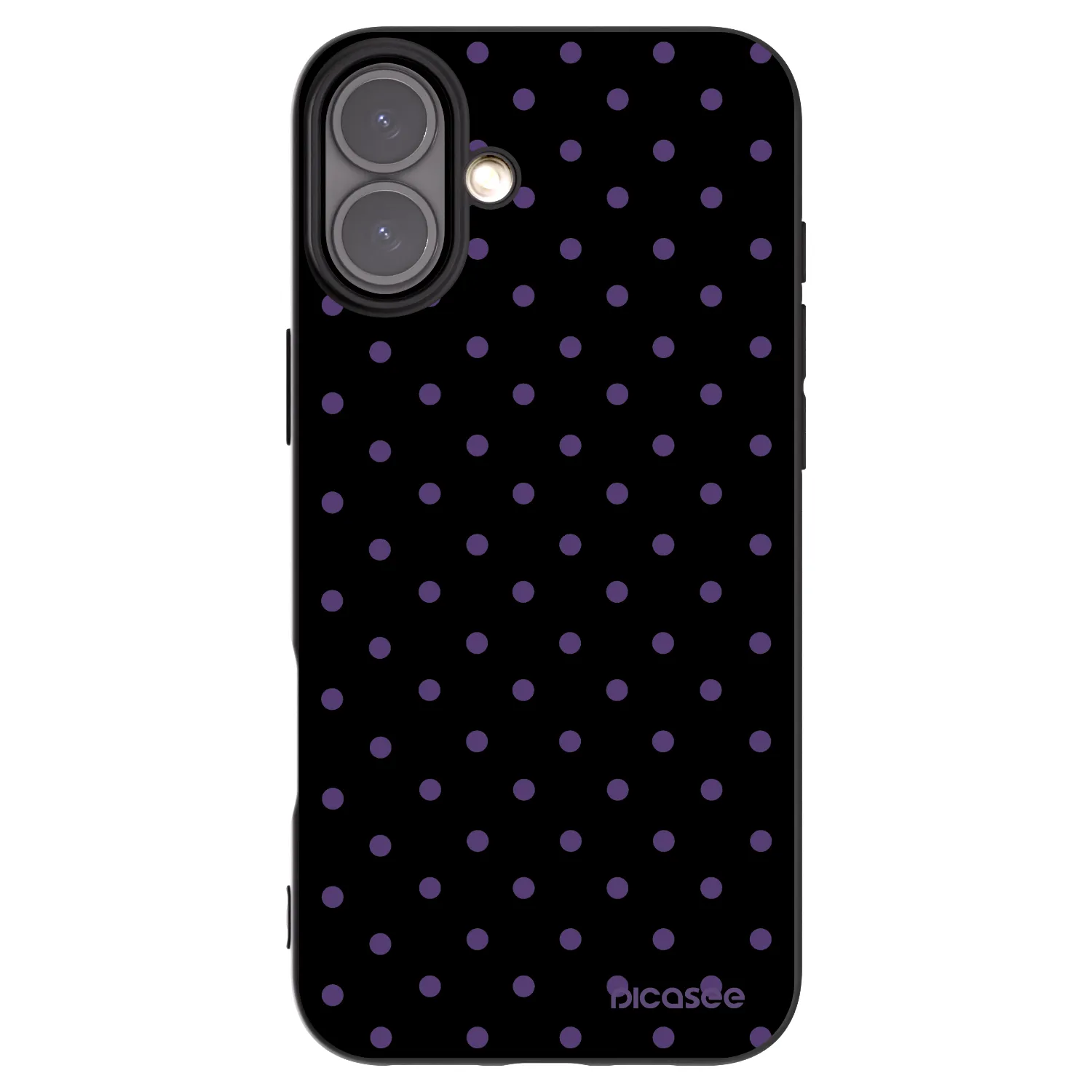 Picasee crna silikonska maskica za Apple iPhone 16 Plus - Flickers