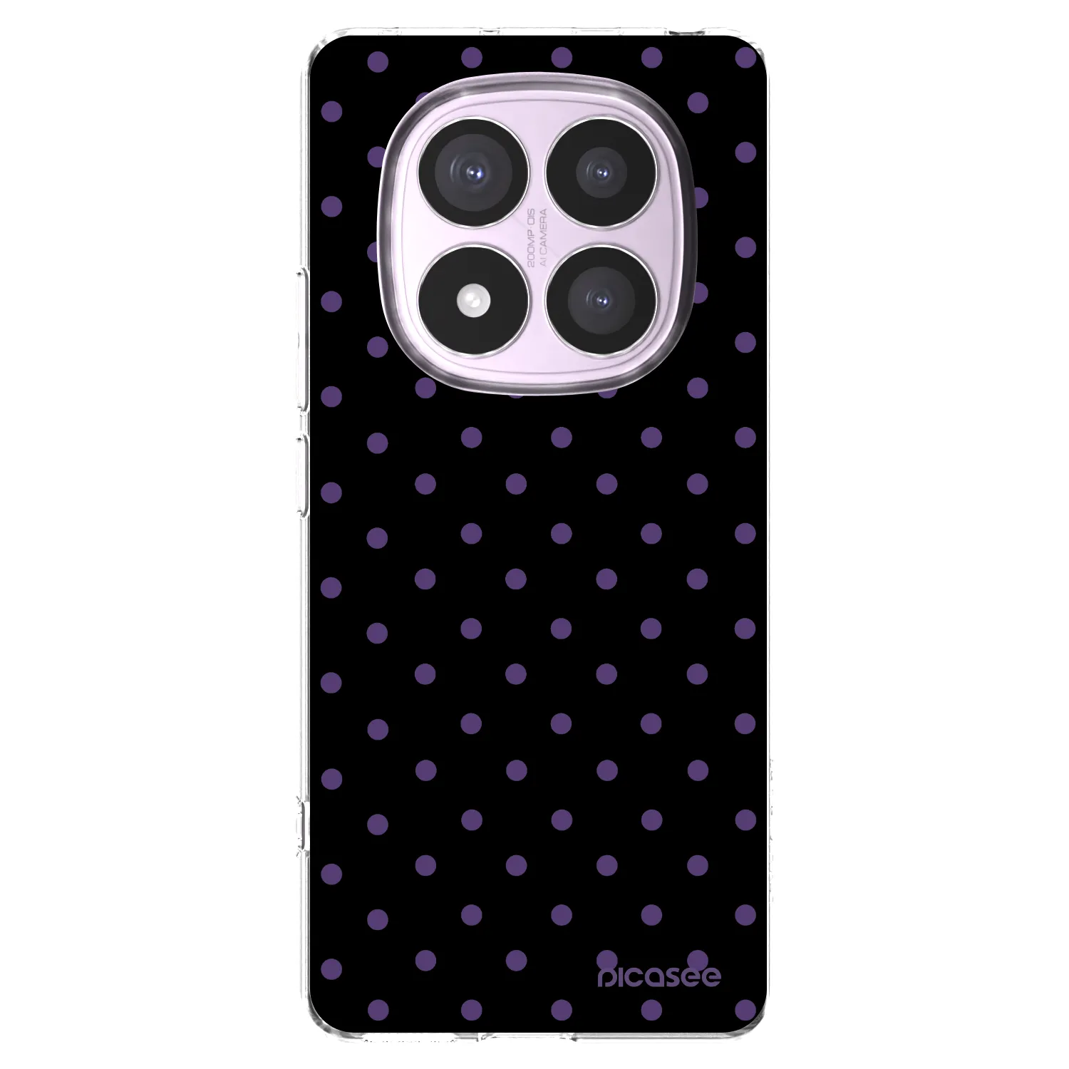 Picasee silikonska prozirna maskica za Xiaomi Redmi Note 14 Pro 5G - Flickers