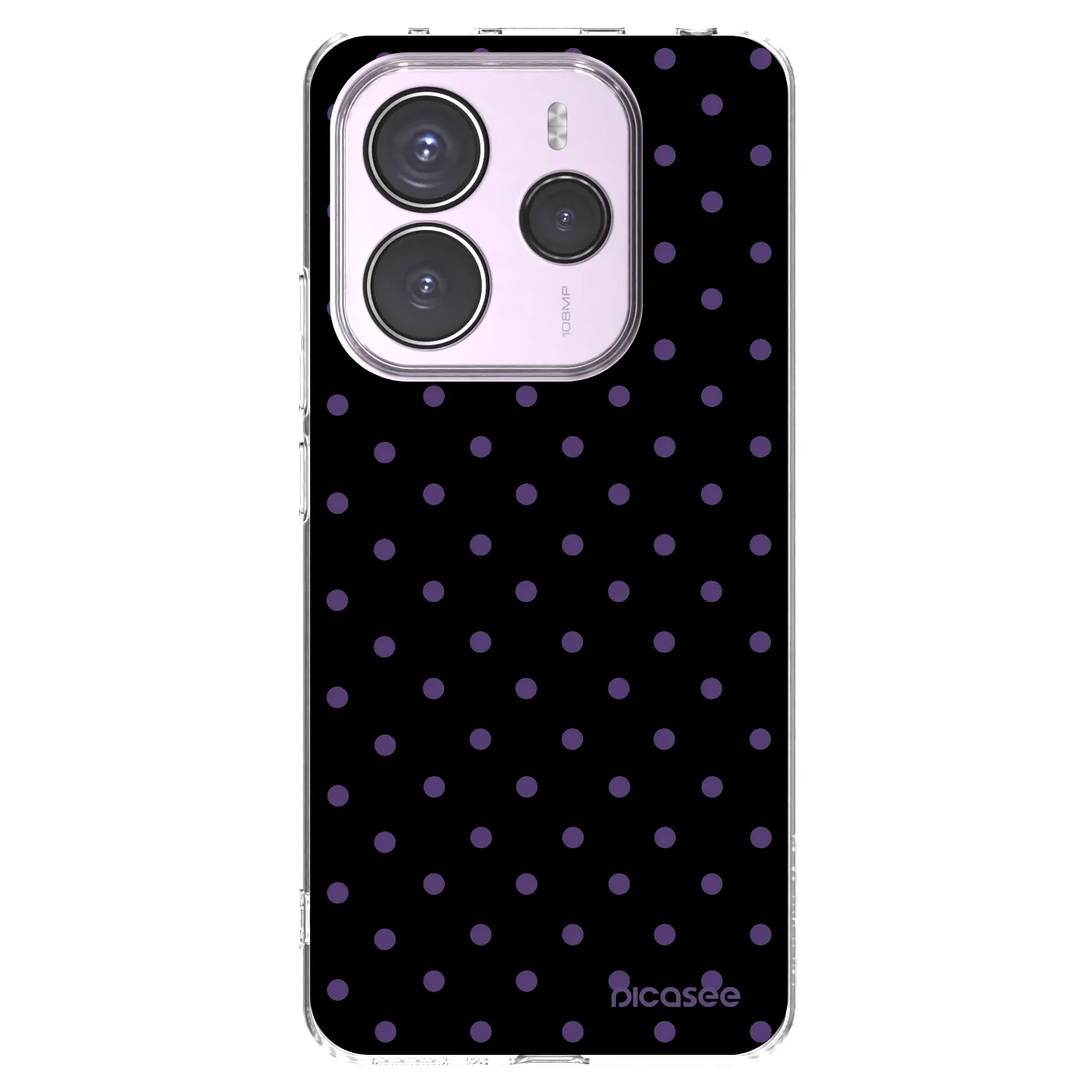 Picasee silikonska prozirna maskica za Xiaomi Redmi Note 14 5G - Flickers