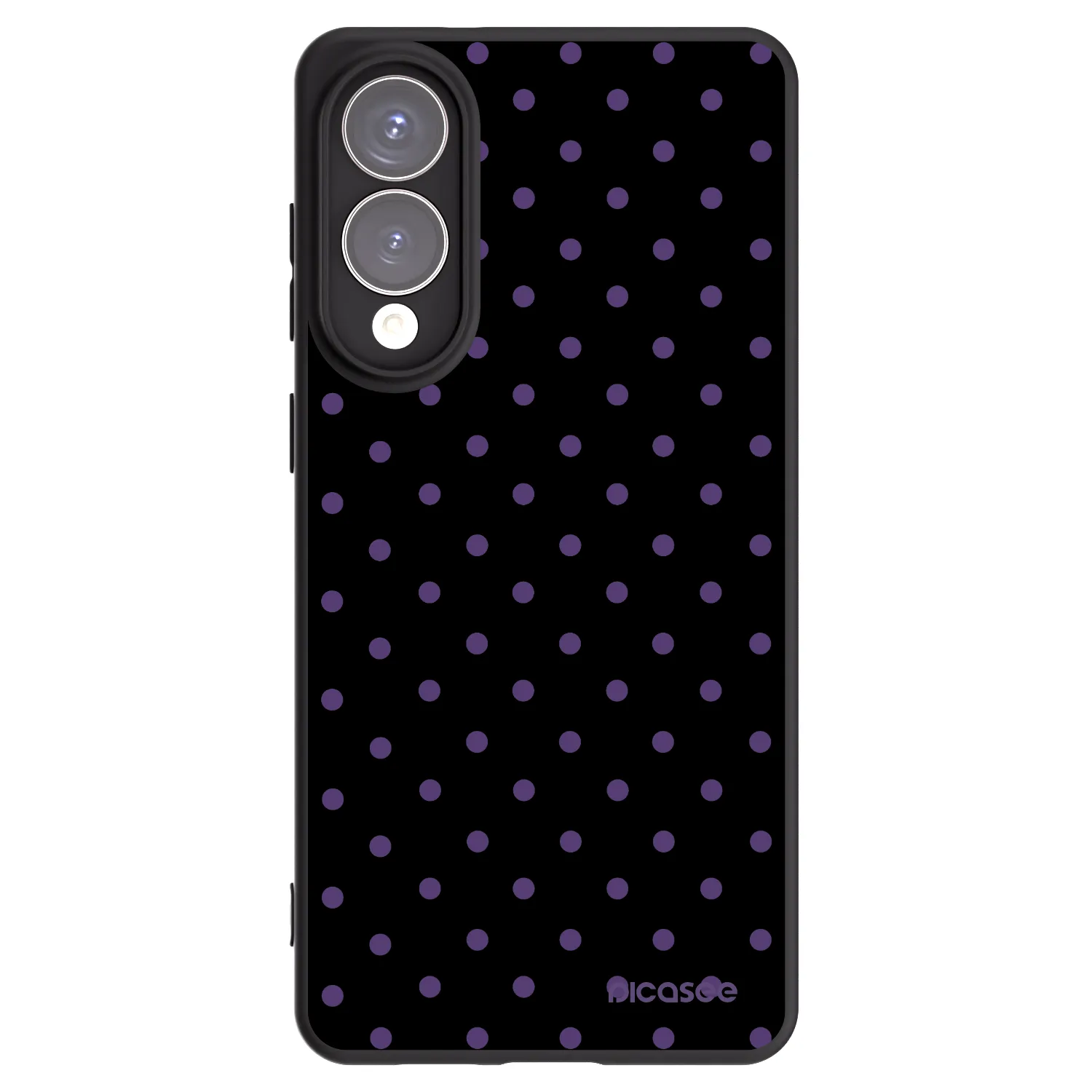 Picasee crna silikonska maskica za Samsung Galaxy S25 Edge 5G - Flickers
