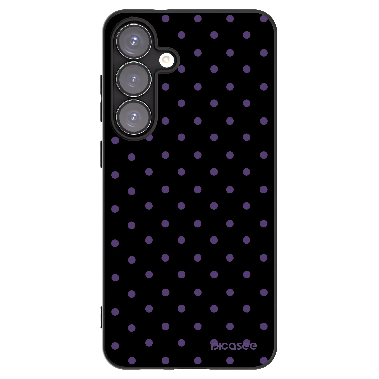 Picasee crna silikonska maskica za Samsung Galaxy S25+ 5G - Flickers