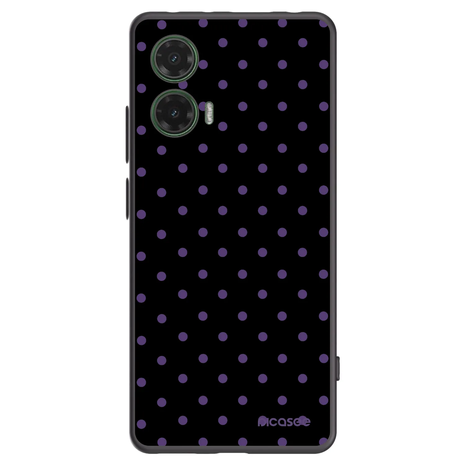 Picasee crna silikonska maskica za Motorola Moto G35 5G - Flickers