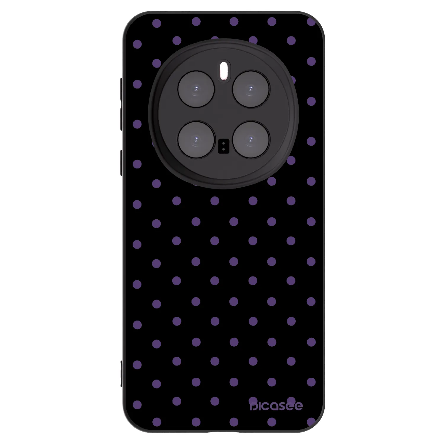 Picasee crna silikonska maskica za Honor Magic7 Pro 5G - Flickers