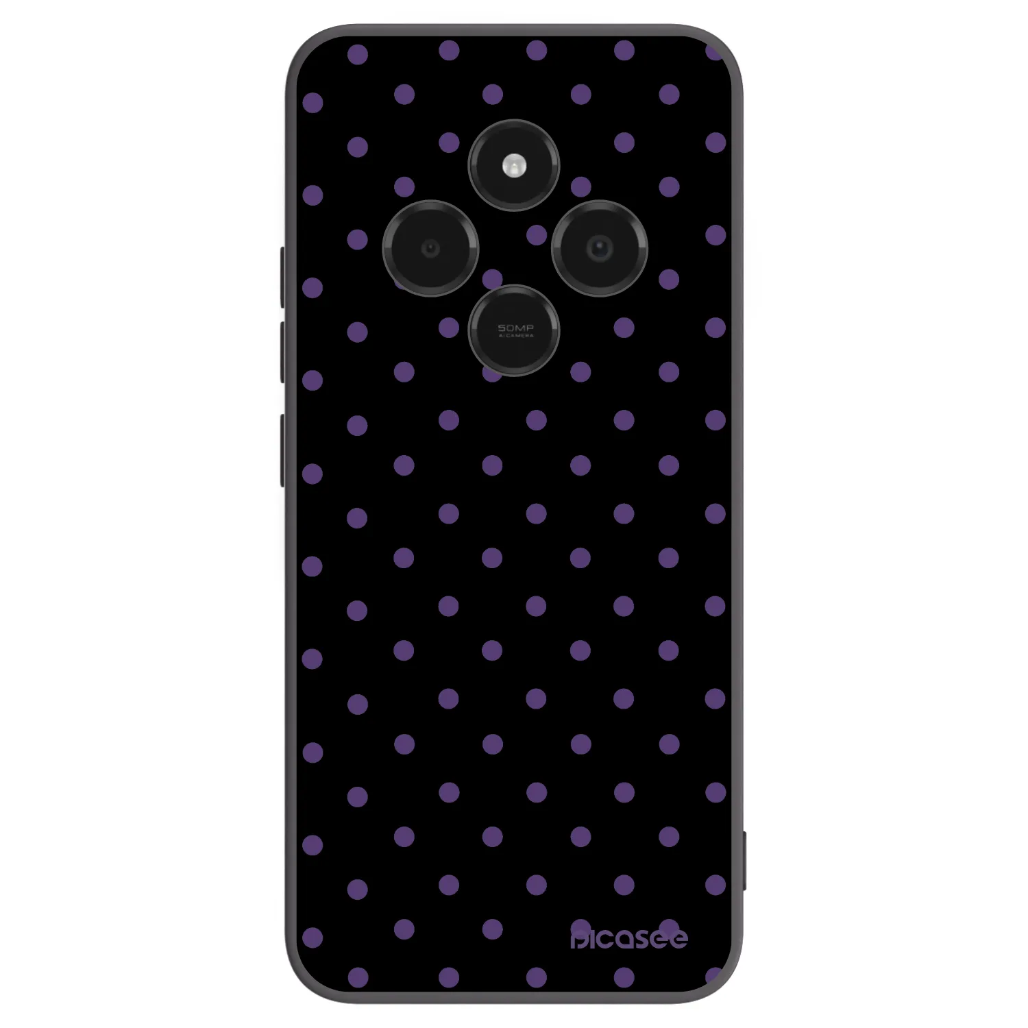 Picasee crna silikonska maskica za Xiaomi Poco C75 - Flickers