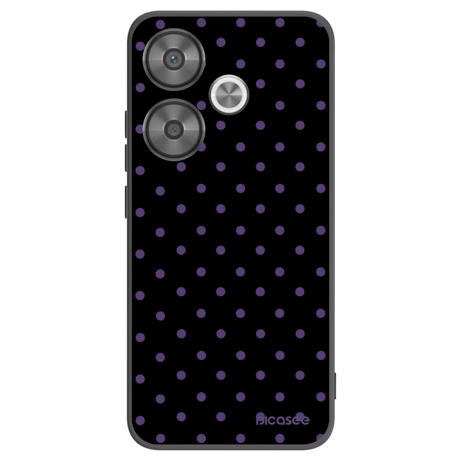 Picasee crna silikonska maskica za Xiaomi Poco F6 - Flickers