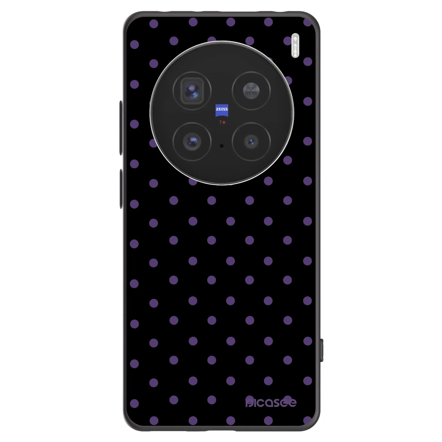 Picasee crna silikonska maskica za Vivo X200 Pro - Flickers