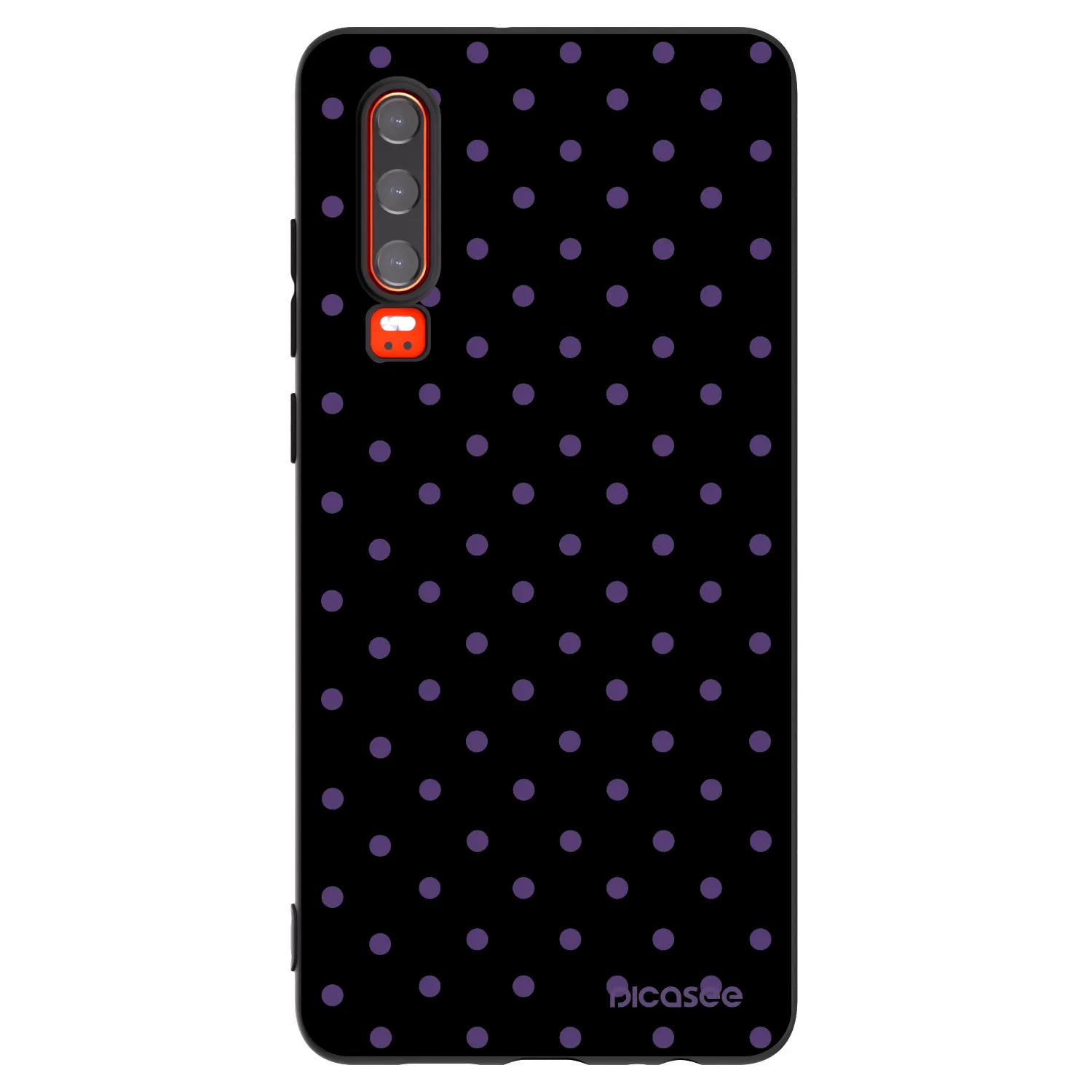 Picasee crna silikonska maskica za Huawei P30 - Flickers