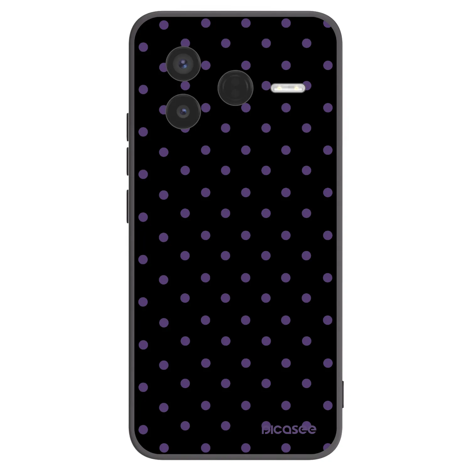 Picasee crna silikonska maskica za Xiaomi Poco F7 Pro 5G - Flickers