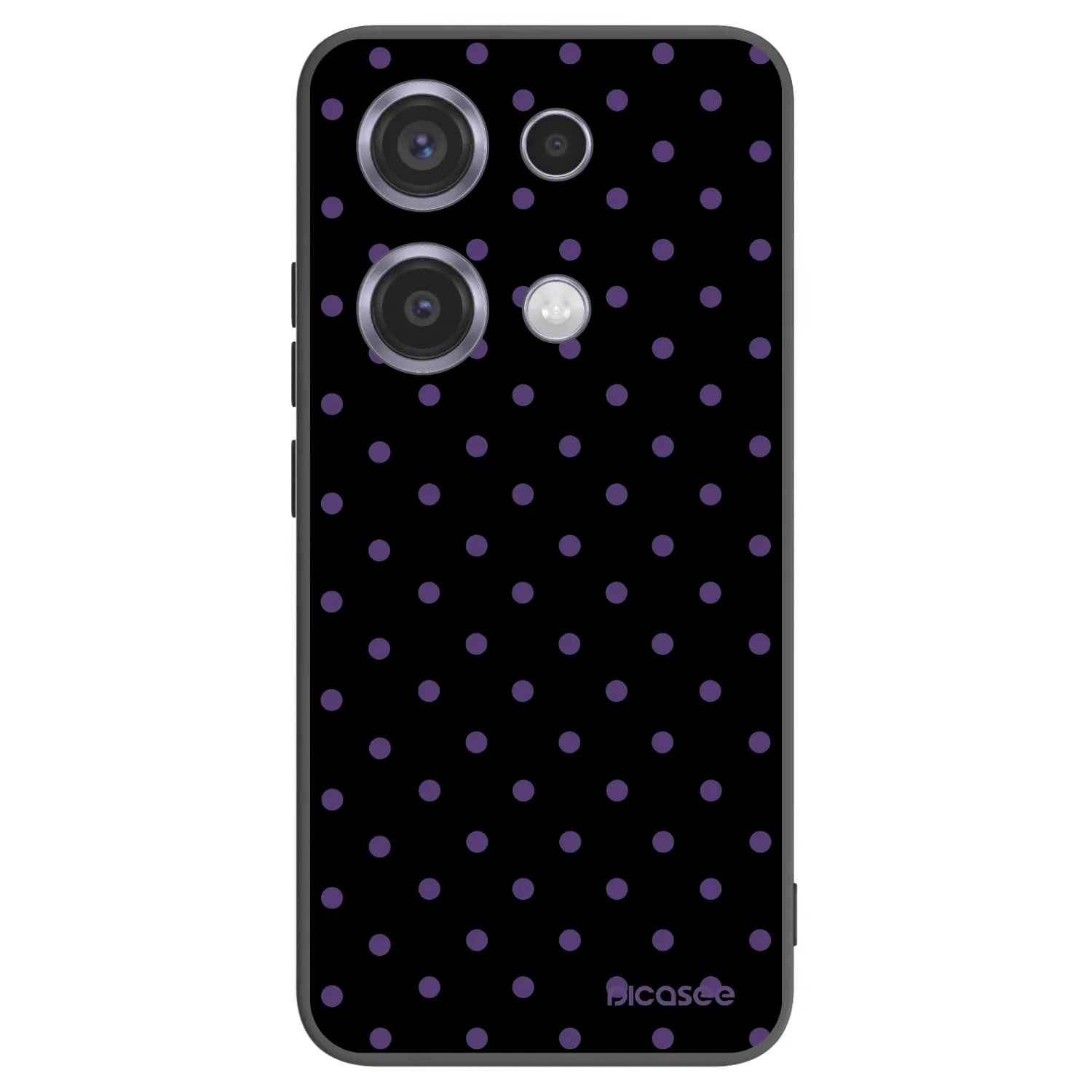 Picasee crna silikonska maskica za Xiaomi Redmi Note 14S - Flickers