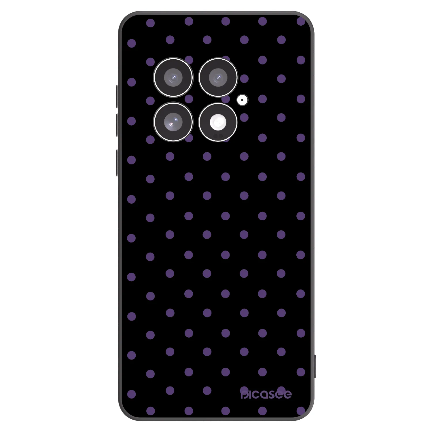 Picasee crna silikonska maskica za OnePlus 13 5G - Flickers