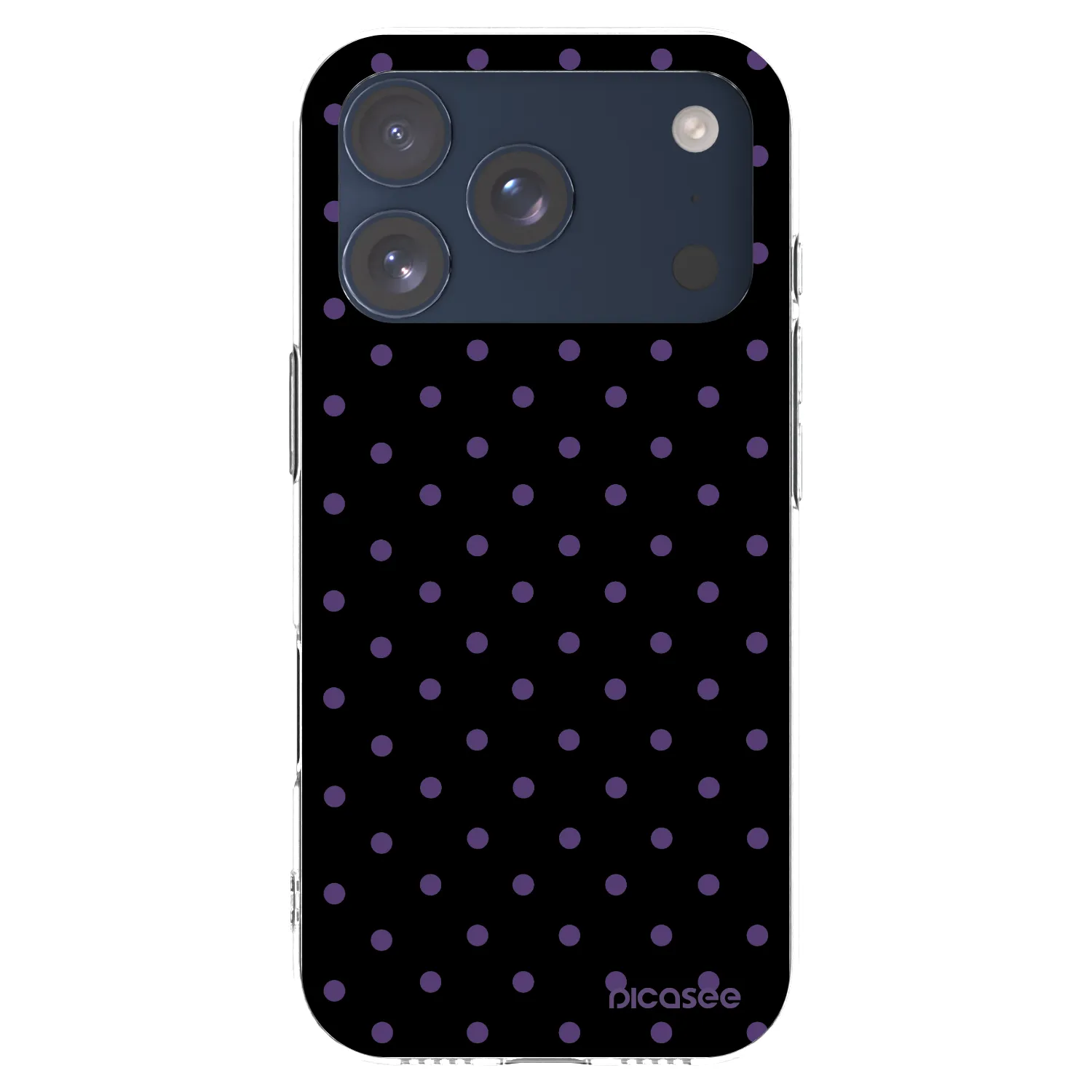 Picasee silikonska prozirna maskica za Apple iPhone 17 Pro - Flickers