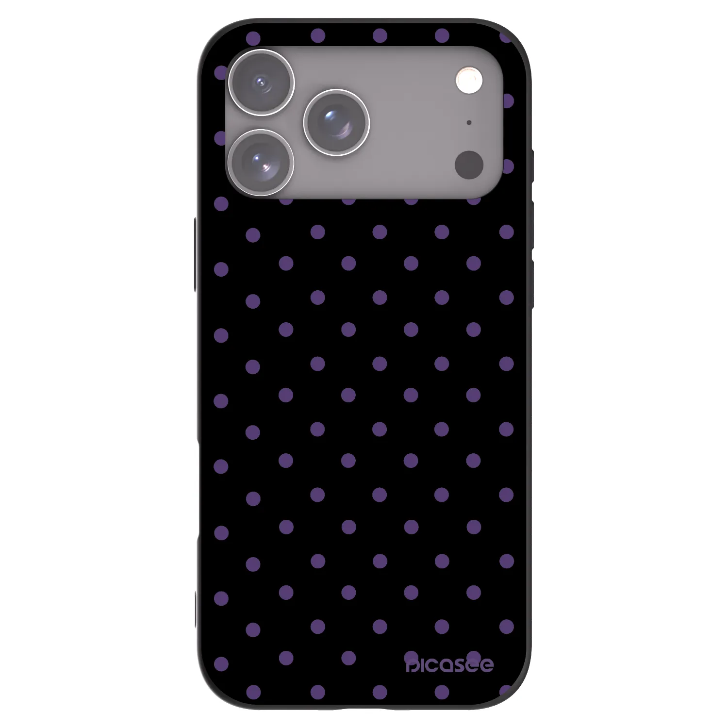Picasee crna silikonska maskica za Apple iPhone 17 Pro Max - Flickers