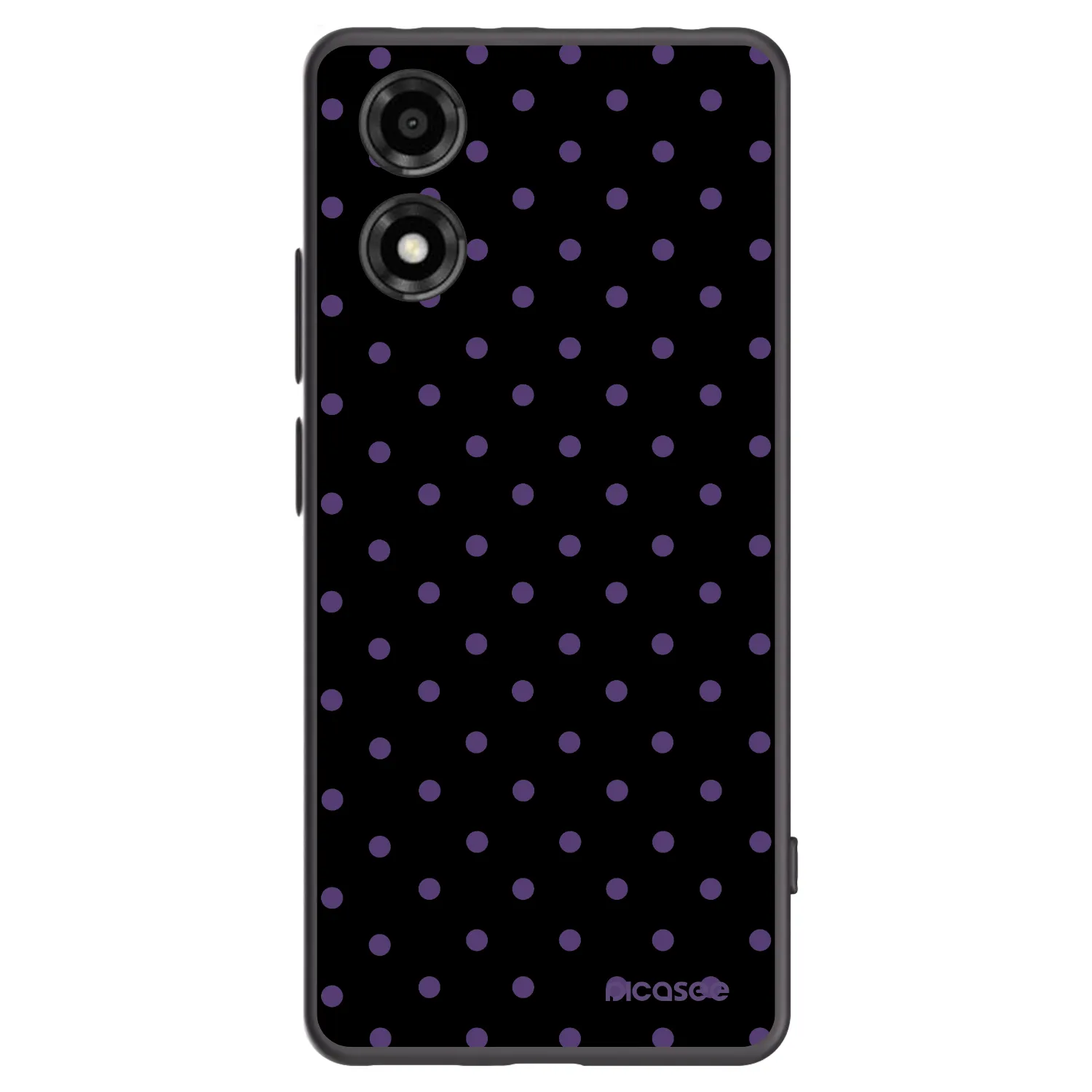 Picasee crna silikonska maskica za Motorola Moto E14 - Flickers
