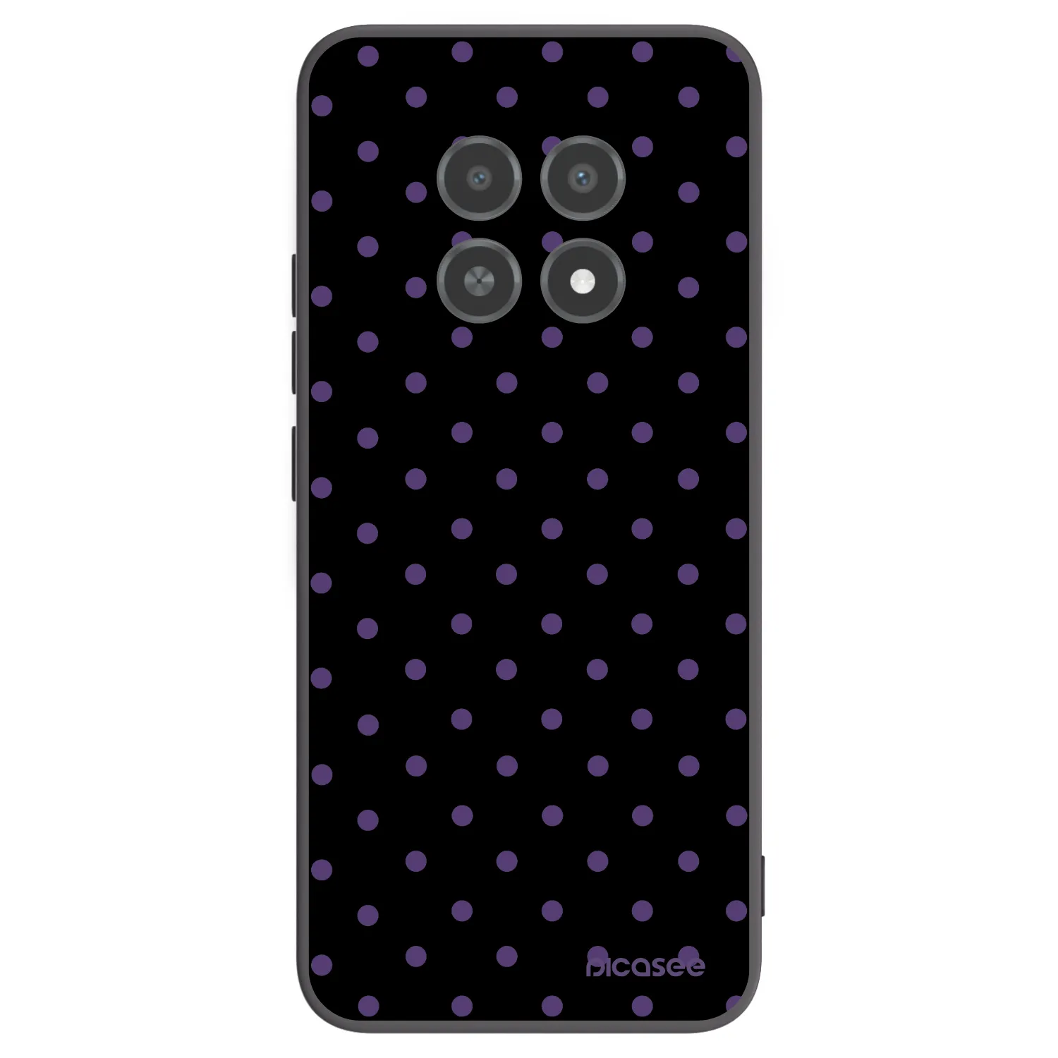 Picasee crna silikonska maskica za Realme 12X - Flickers