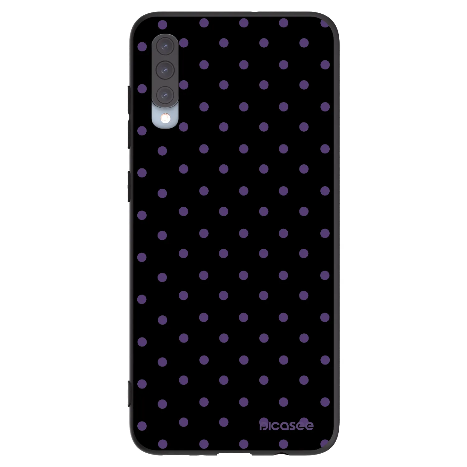Picasee crna silikonska maskica za Samsung Galaxy A70 A705F - Flickers