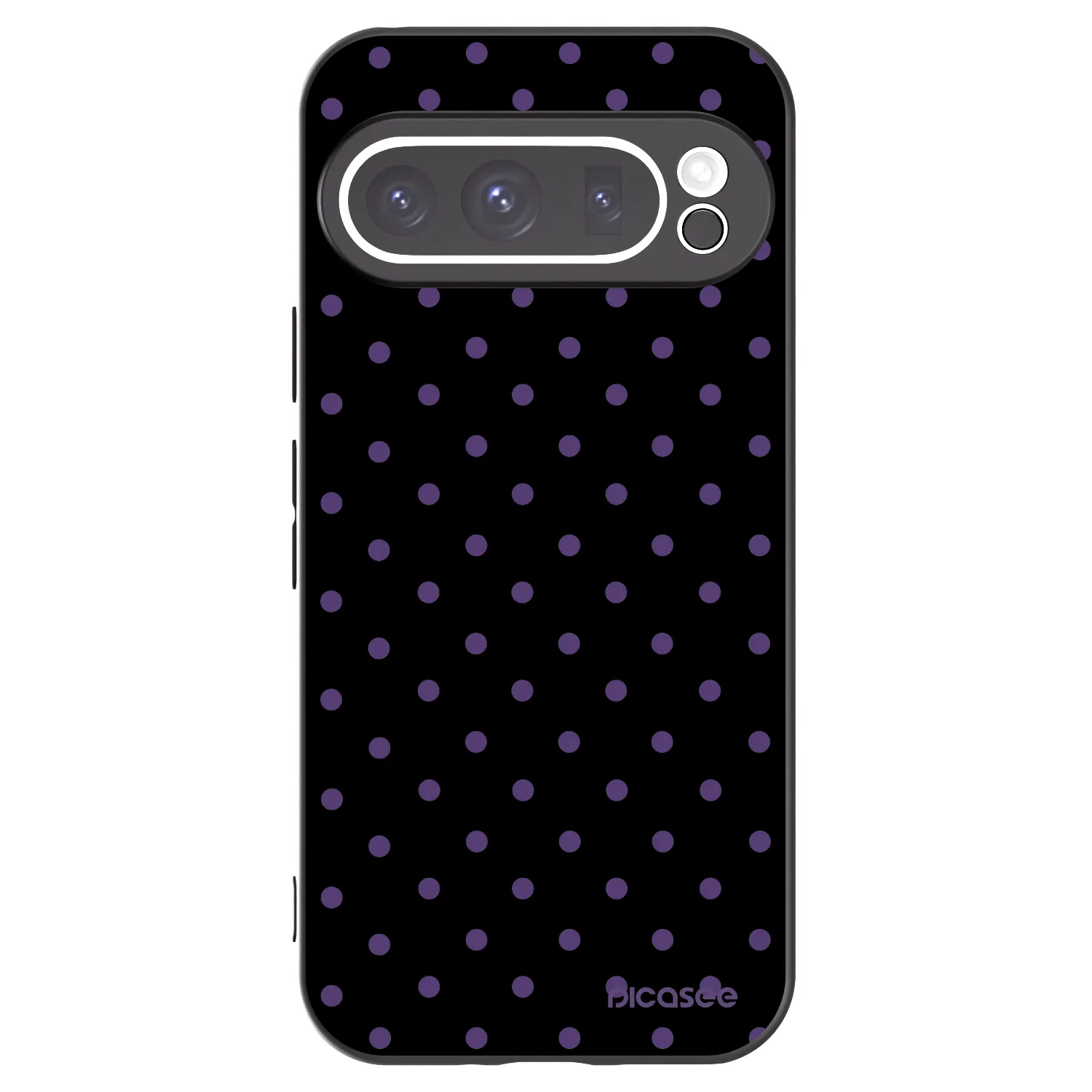 Picasee crna silikonska maskica za Google Pixel 9 Pro XL - Flickers
