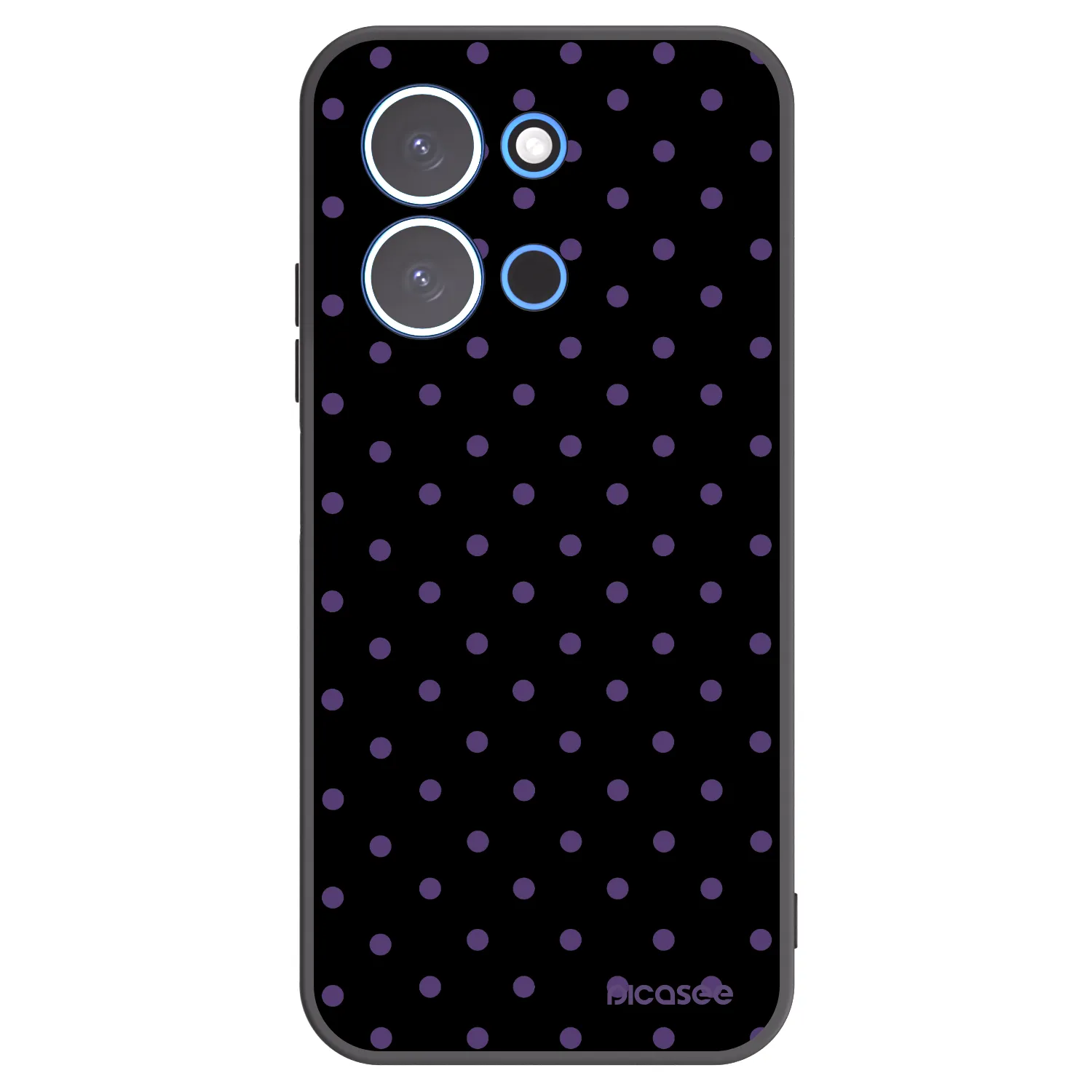Picasee crna silikonska maskica za Xiaomi Redmi 15C 4G - Flickers