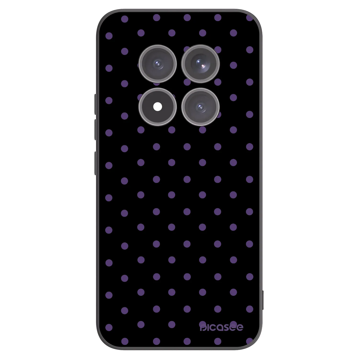 Picasee crna silikonska maskica za Xiaomi Redmi Note 15 Pro+ - Flickers