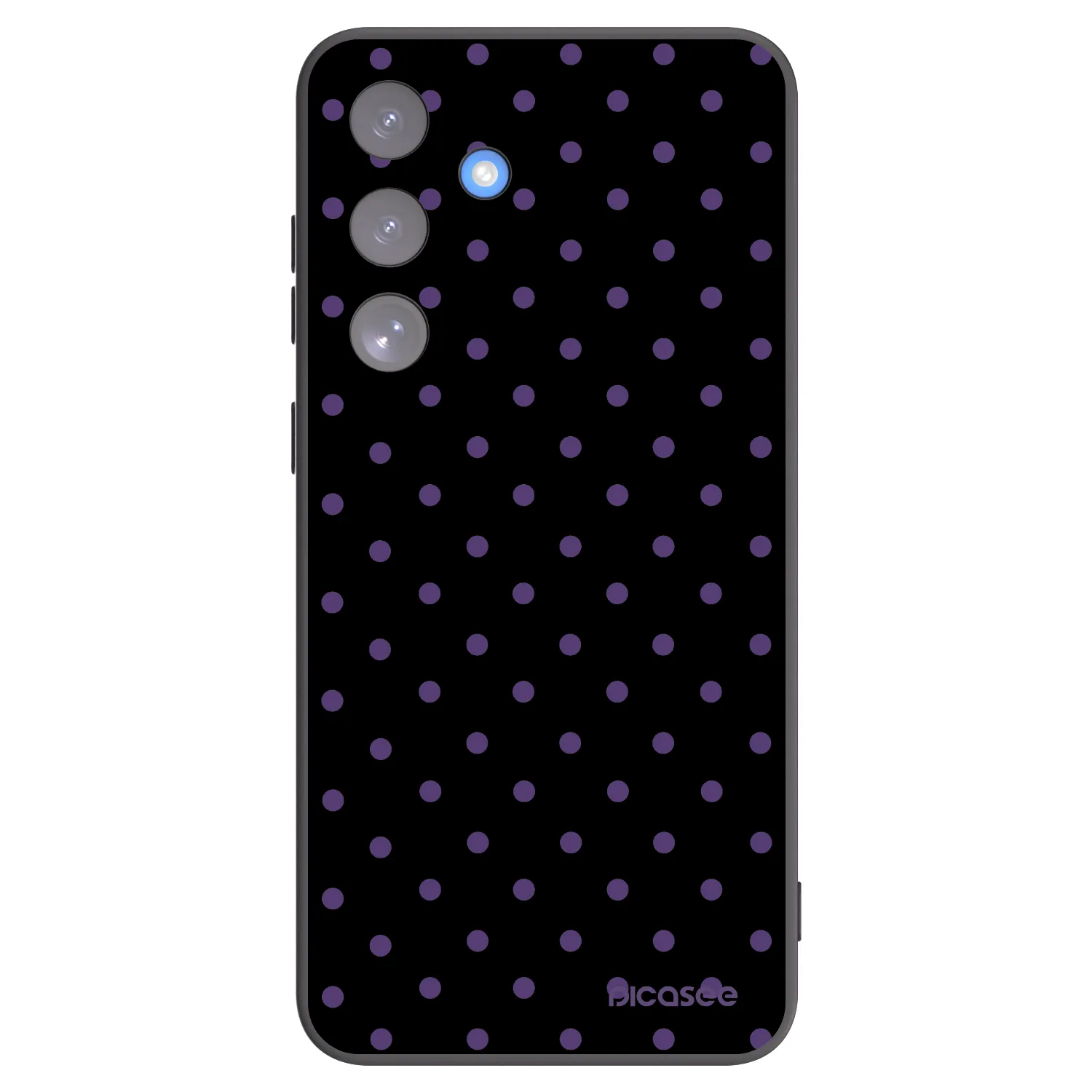 Picasee crna silikonska maskica za Samsung Galaxy S25 FE 5G - Flickers