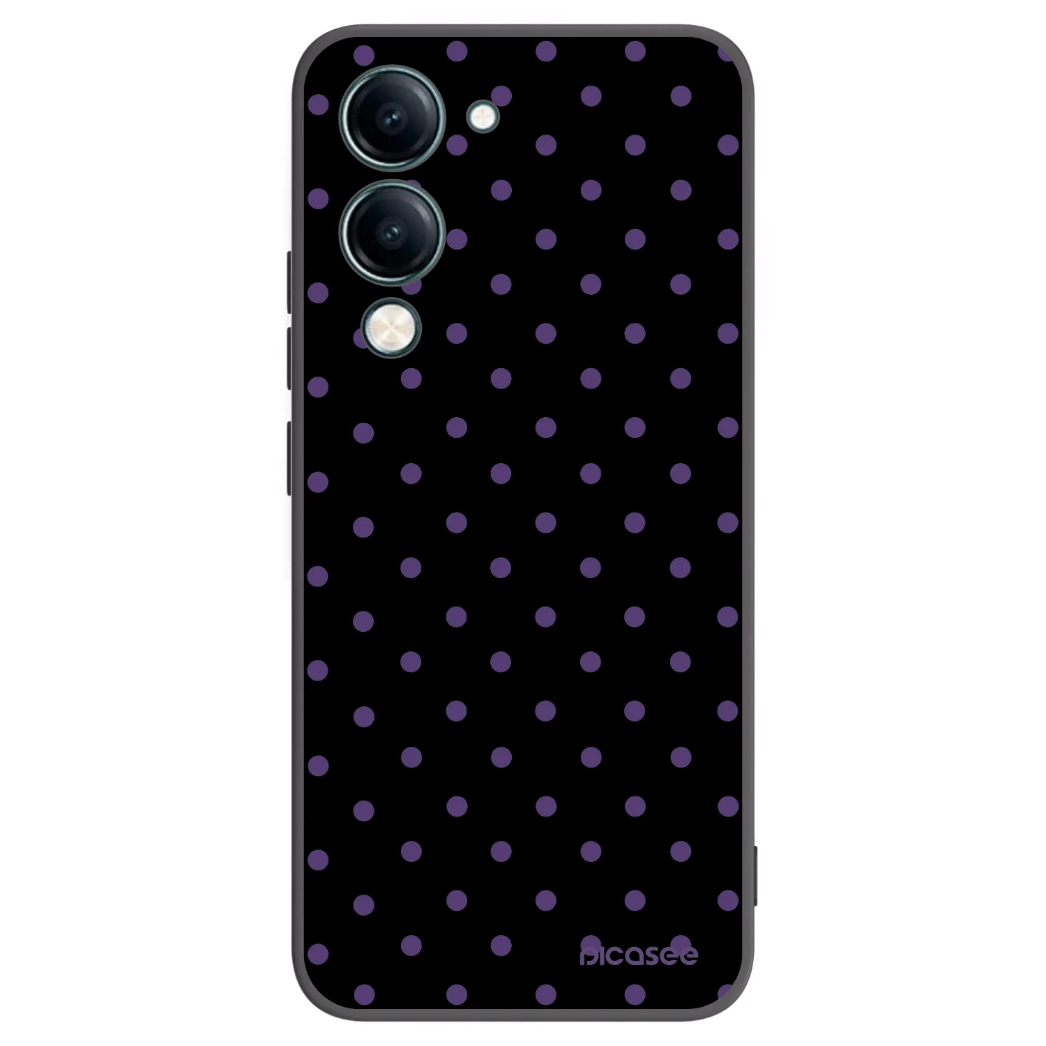 Picasee crna silikonska maskica za Vivo Y29s 5G - Flickers