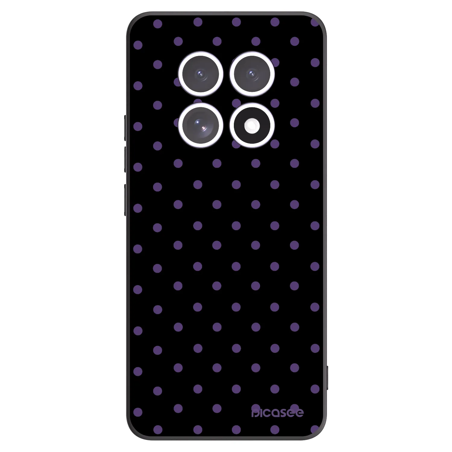 Picasee crna silikonska maskica za Xiaomi Redmi Note 15 4G - Flickers