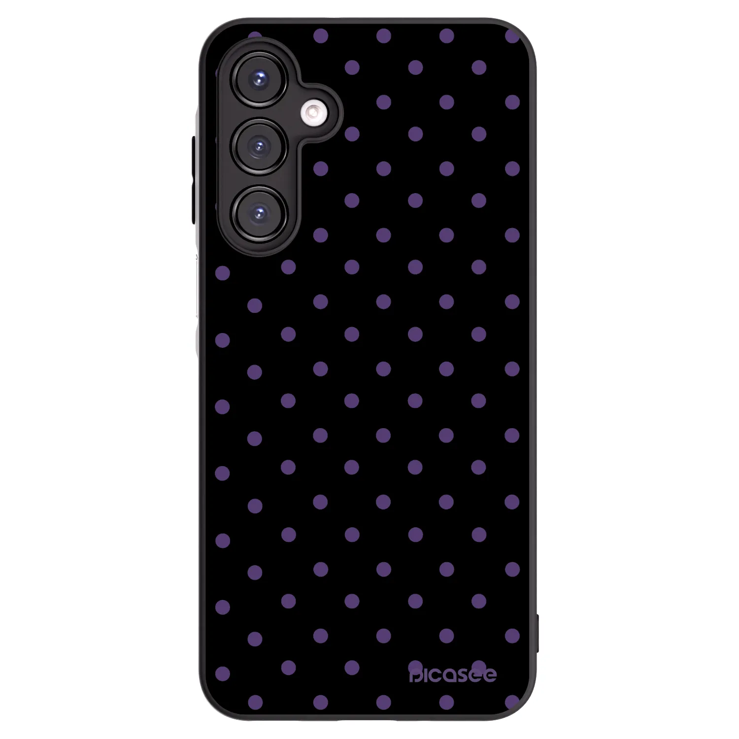 Picasee crna silikonska maskica za Samsung Galaxy A16 4G - Flickers