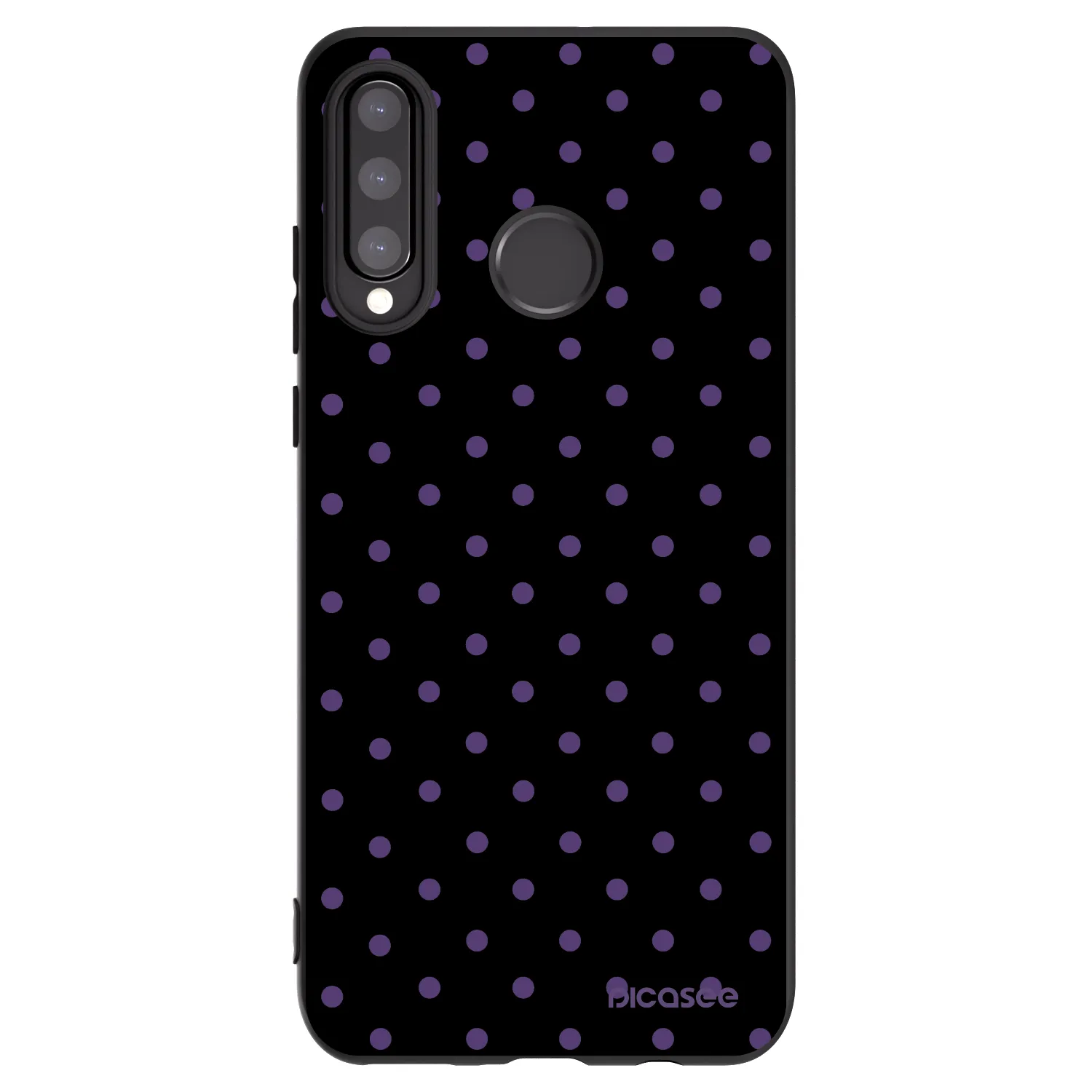 Picasee crna silikonska maskica za Huawei P30 Lite - Flickers