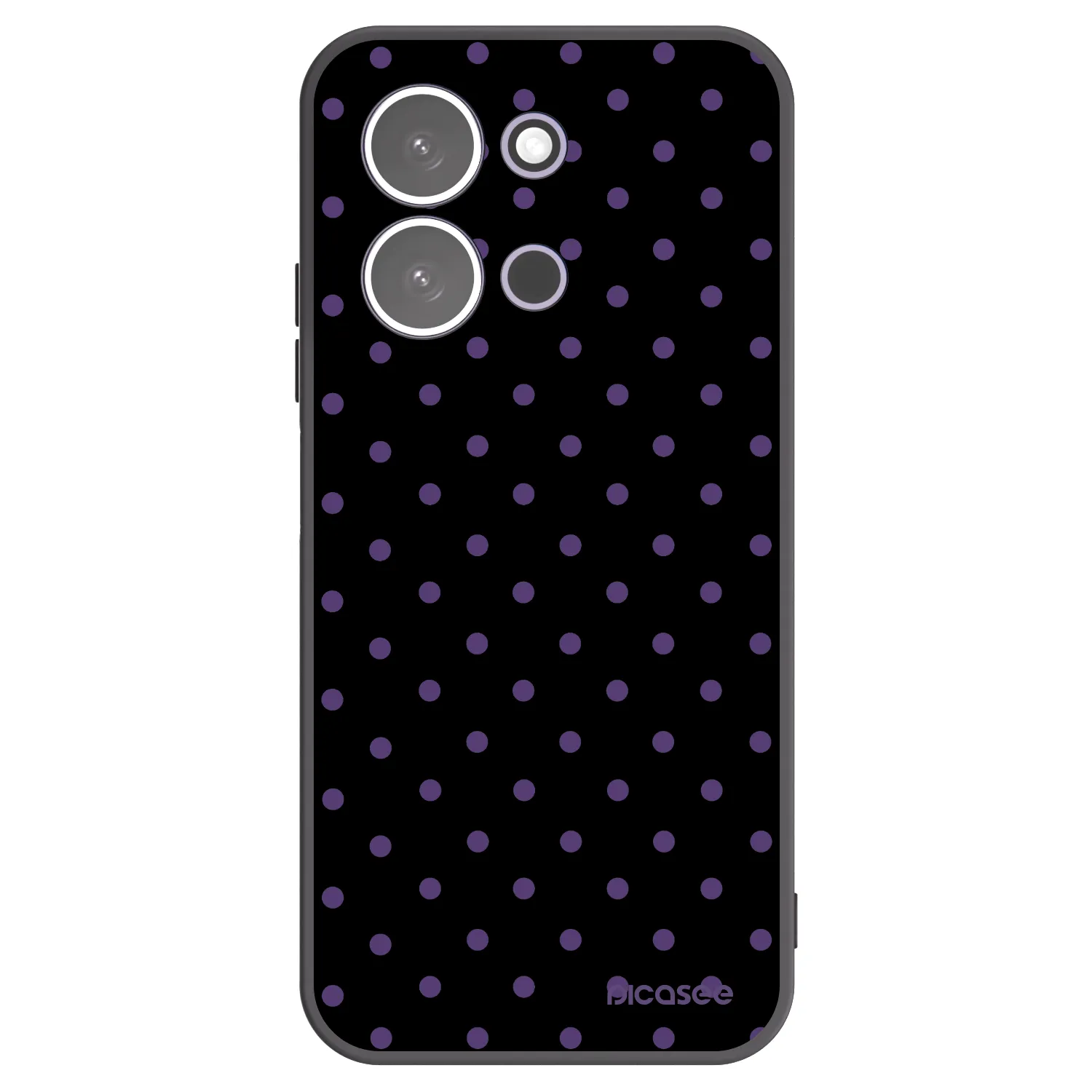 Picasee crna silikonska maskica za Xiaomi Redmi 15C 5G - Flickers