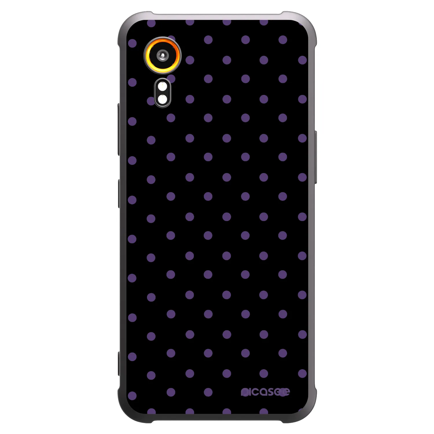 Picasee crna silikonska maskica za Samsung Galaxy XCover 7 - Flickers
