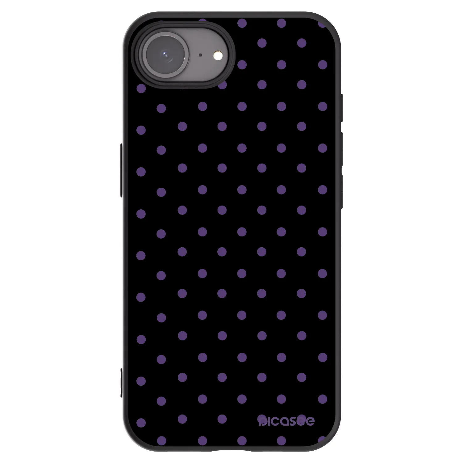 Picasee crna silikonska maskica za Apple iPhone 17e - Flickers