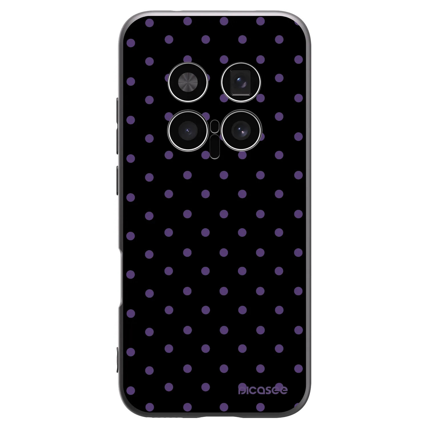 Picasee crna silikonska maskica za Honor Magic8 Pro 5G - Flickers