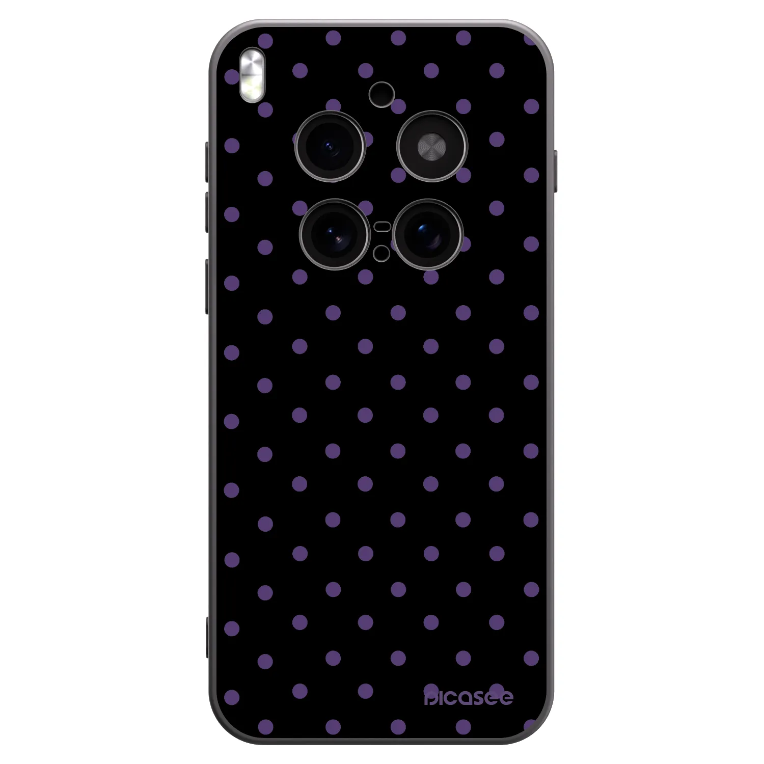 Picasee crna silikonska maskica za Vivo X300 Pro - Flickers