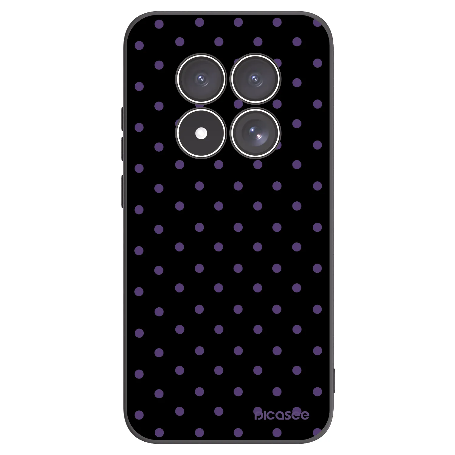 Picasee crna silikonska maskica za Xiaomi Redmi Note 15 Pro 5G - Flickers